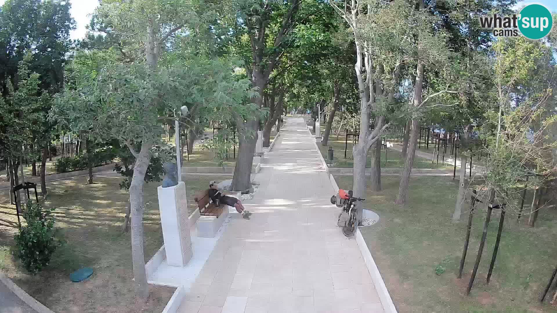Writers’ Park Webcam Senj – Live by the Sea