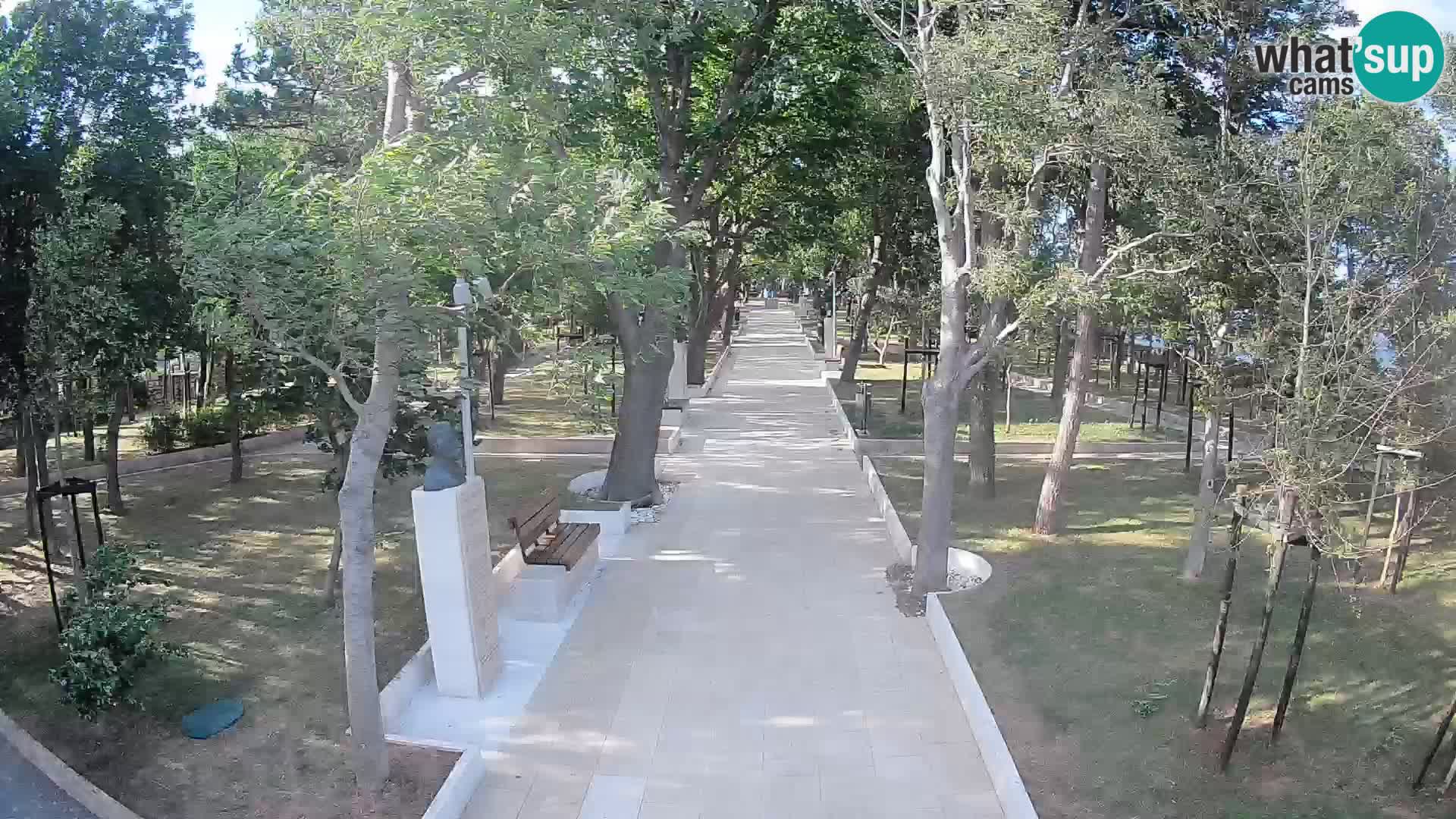 Writers’ Park Webcam Senj – Live by the Sea