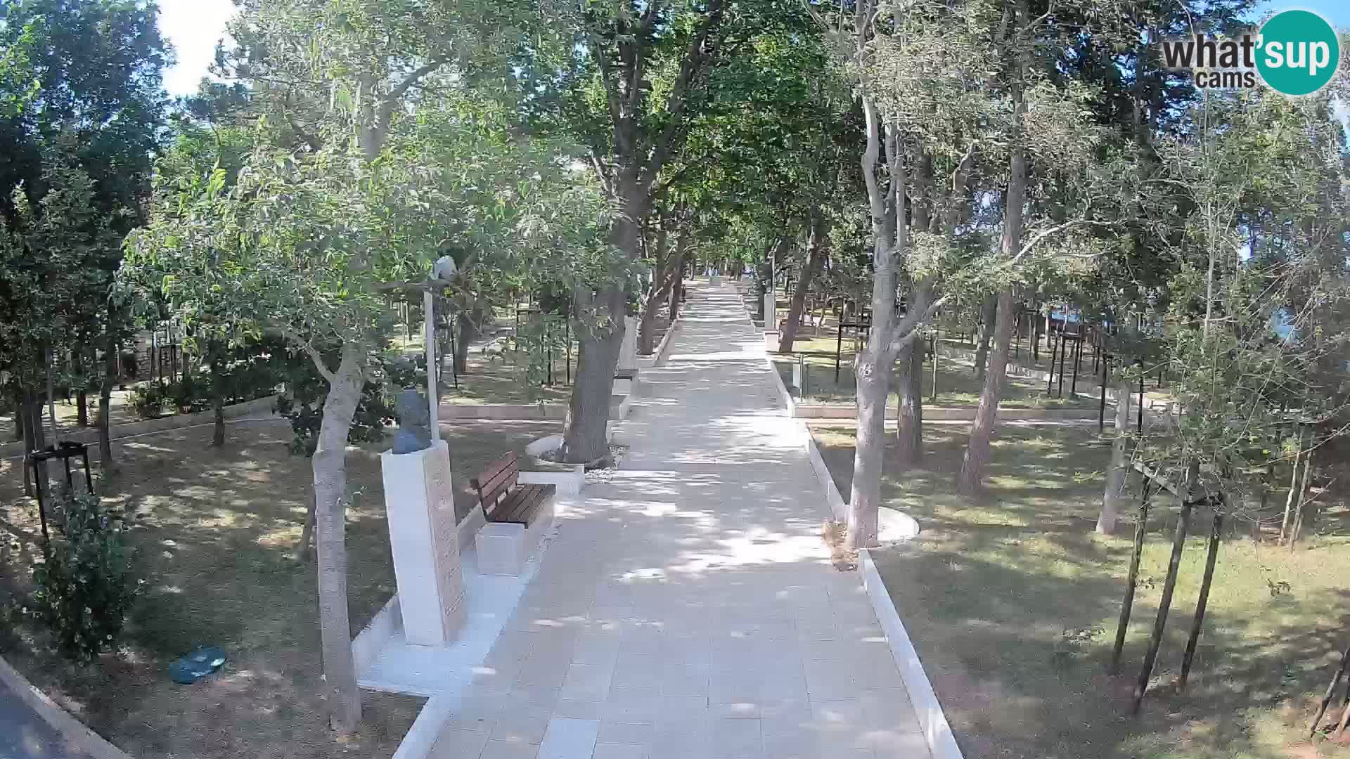 Writers’ Park Webcam Senj – Live by the Sea