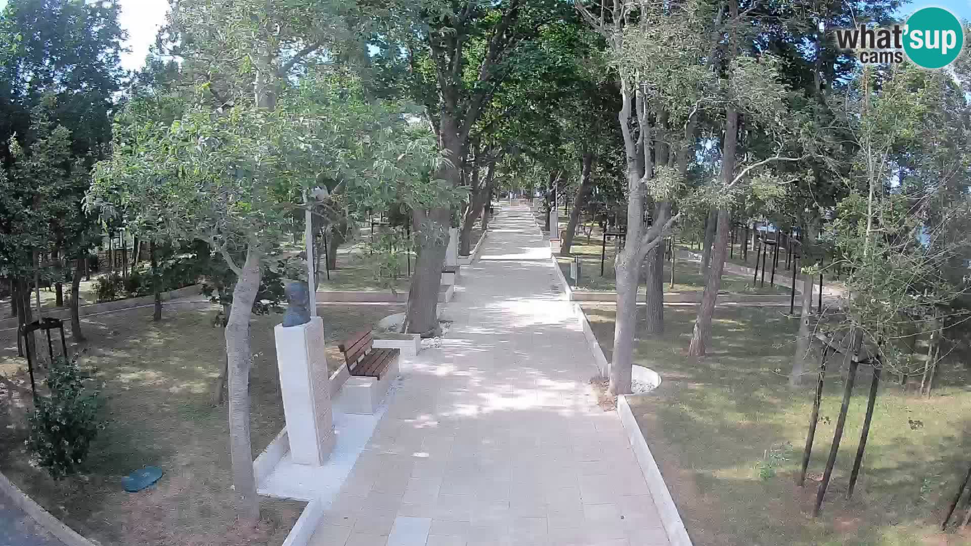 Writers’ Park Webcam Senj – Live by the Sea
