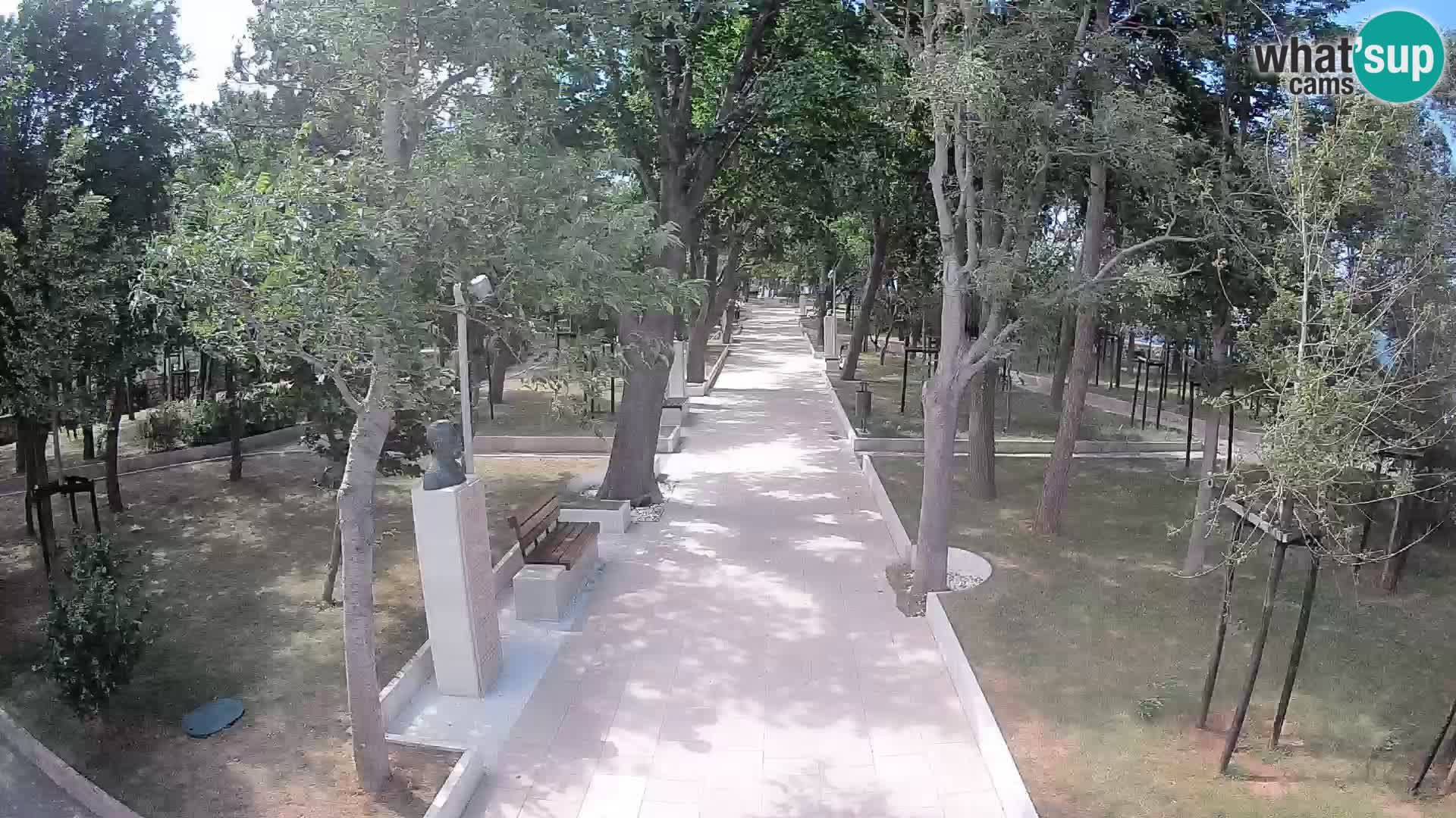 Webcam Schriftstellerpark Senj – Live am Meer