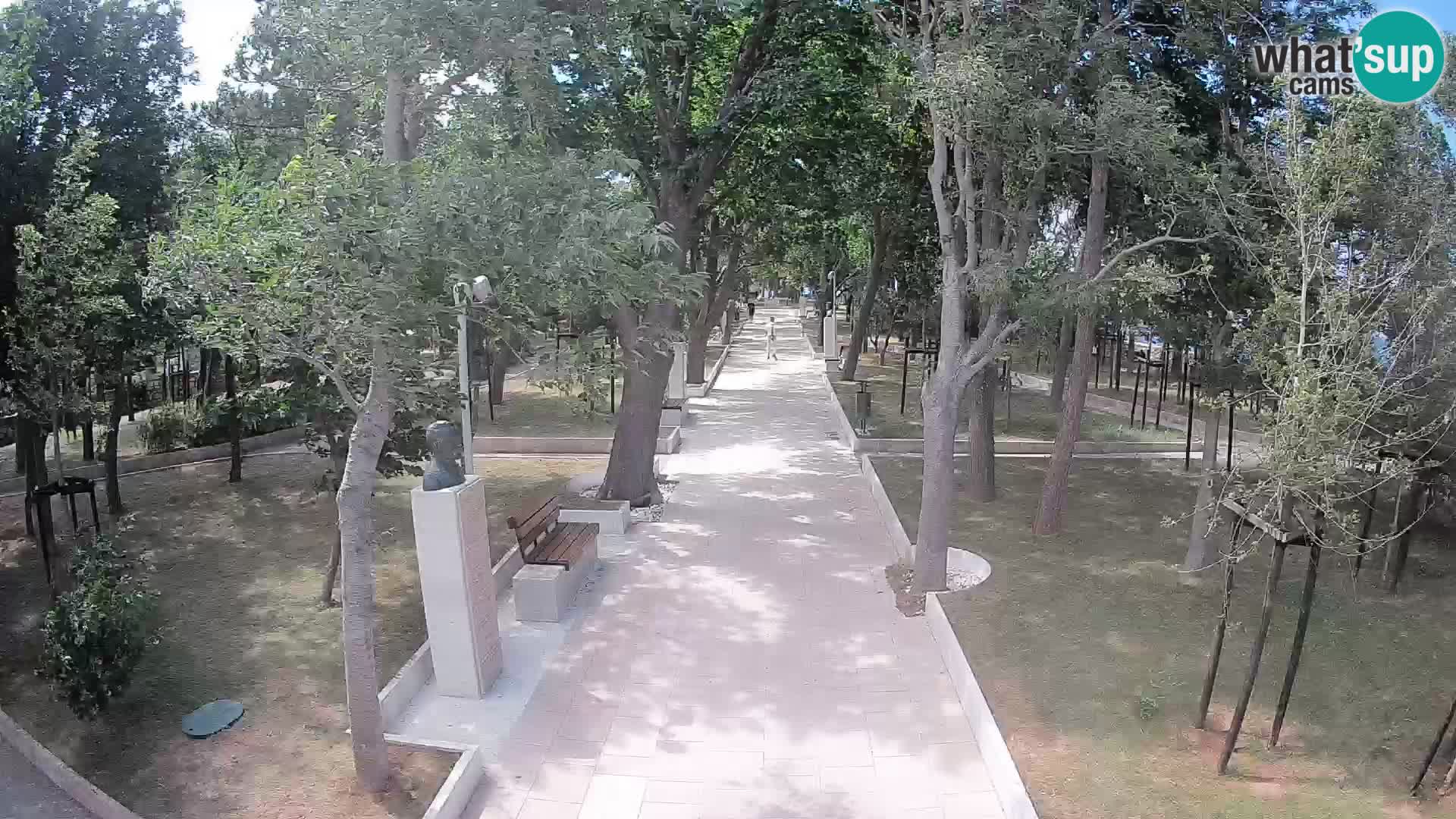 Writers’ Park Webcam Senj – Live by the Sea