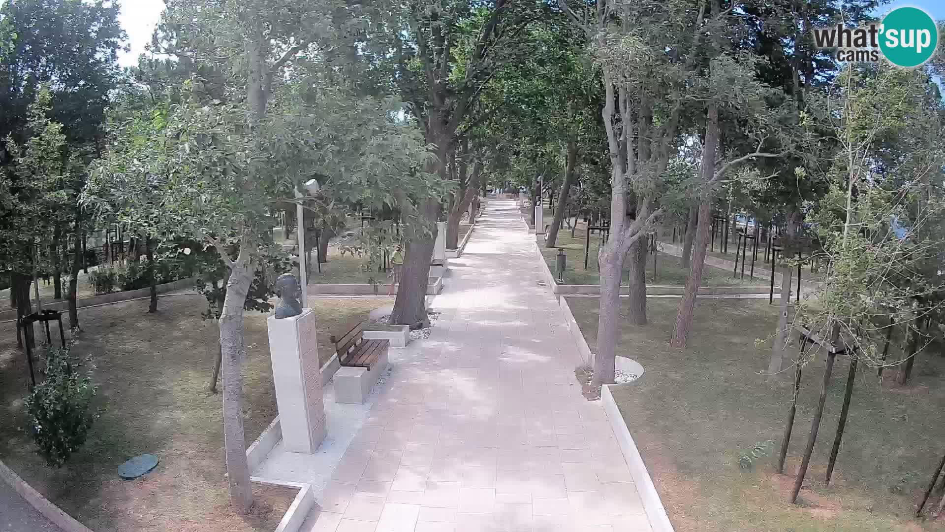 Webcam Schriftstellerpark Senj – Live am Meer