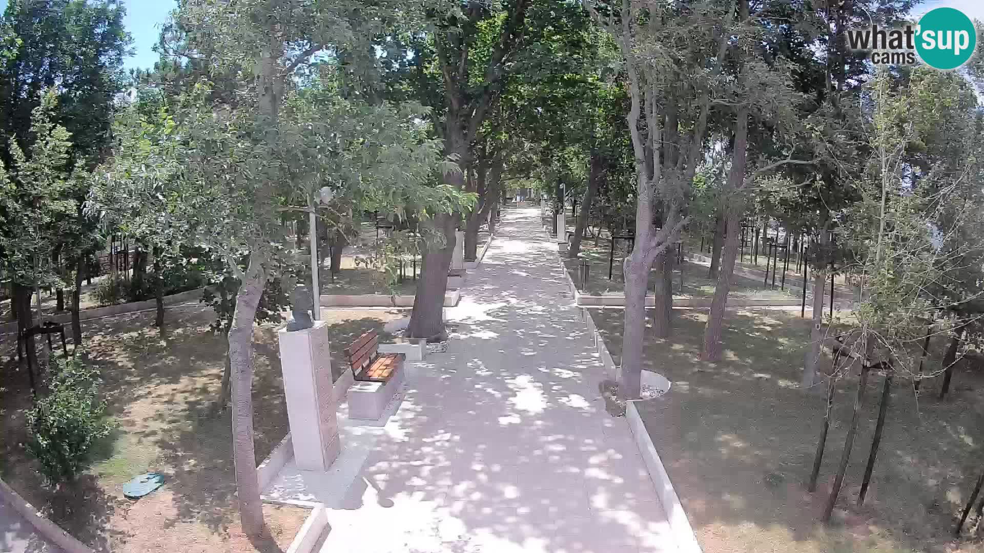 Writers’ Park Webcam Senj – Live by the Sea