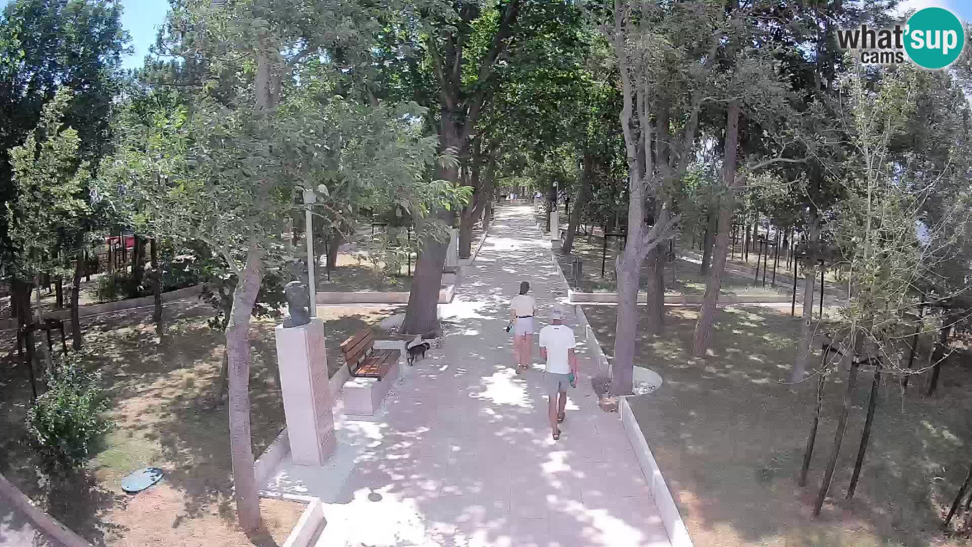 Writers’ Park Webcam Senj – Live by the Sea