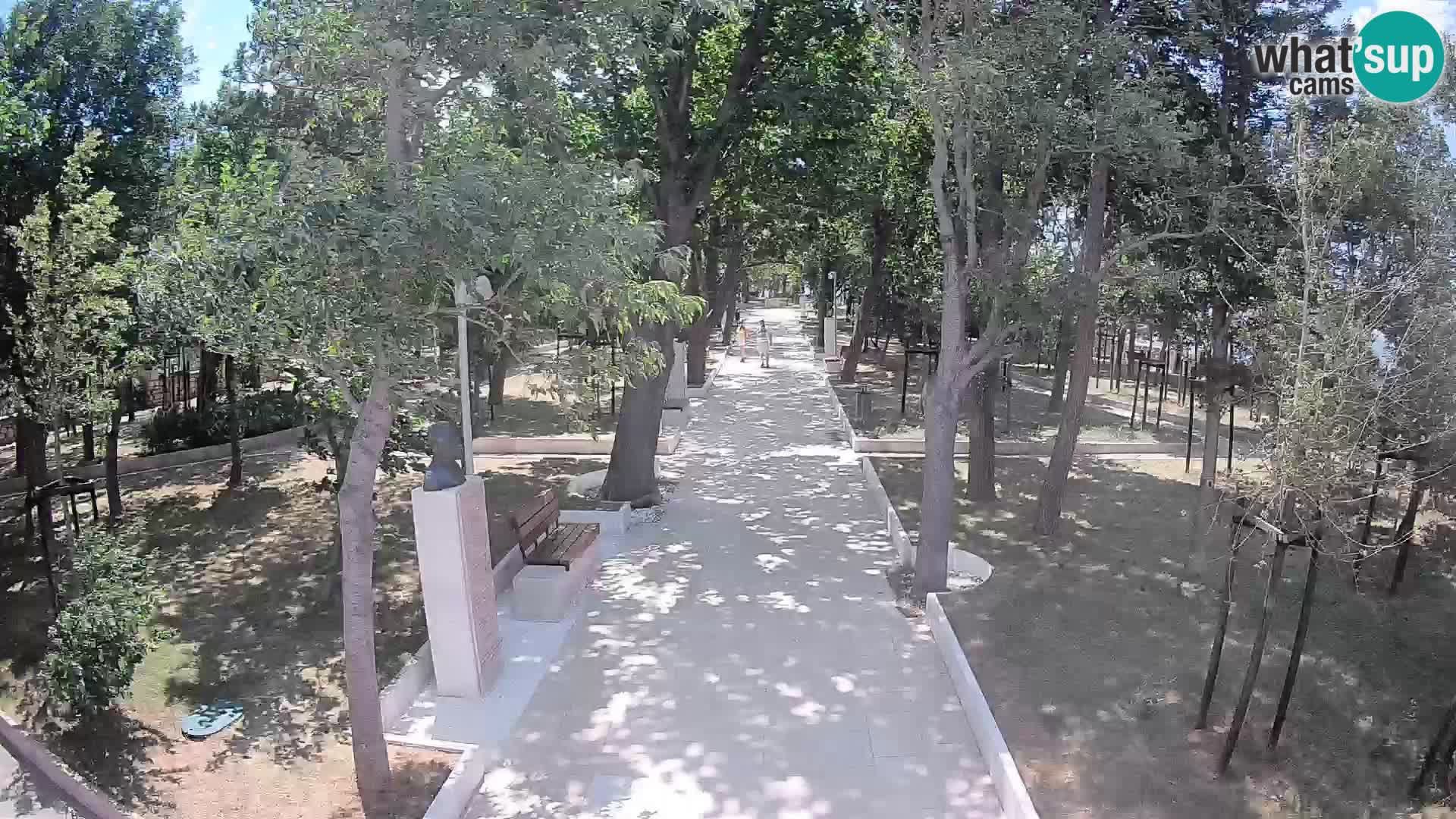 Writers’ Park Webcam Senj – Live by the Sea