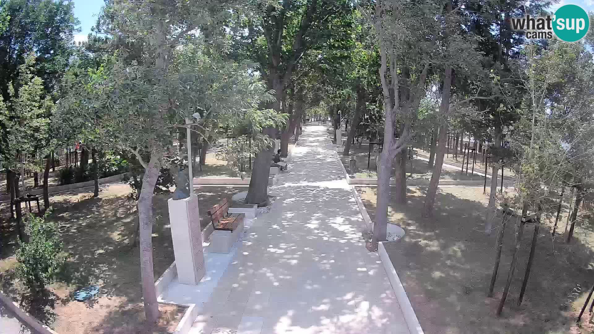 Writers’ Park Webcam Senj – Live by the Sea