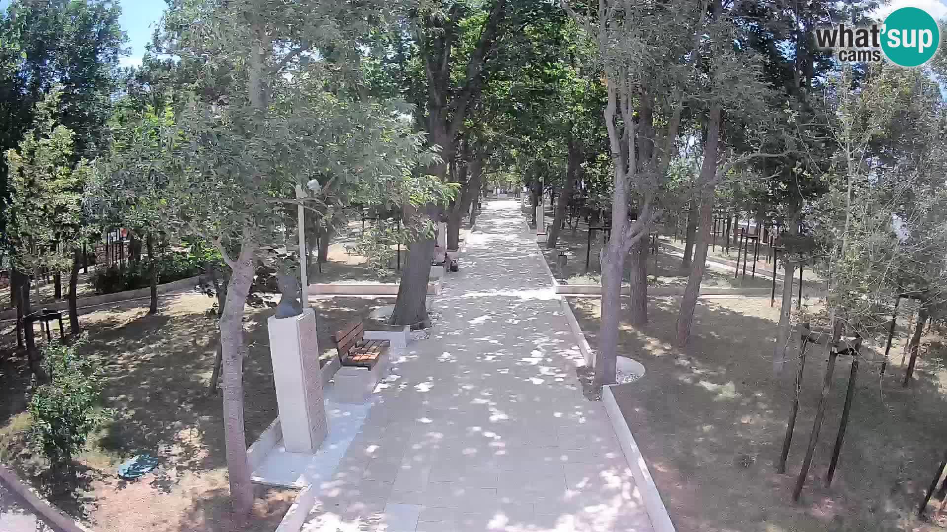 Writers’ Park Webcam Senj – Live by the Sea