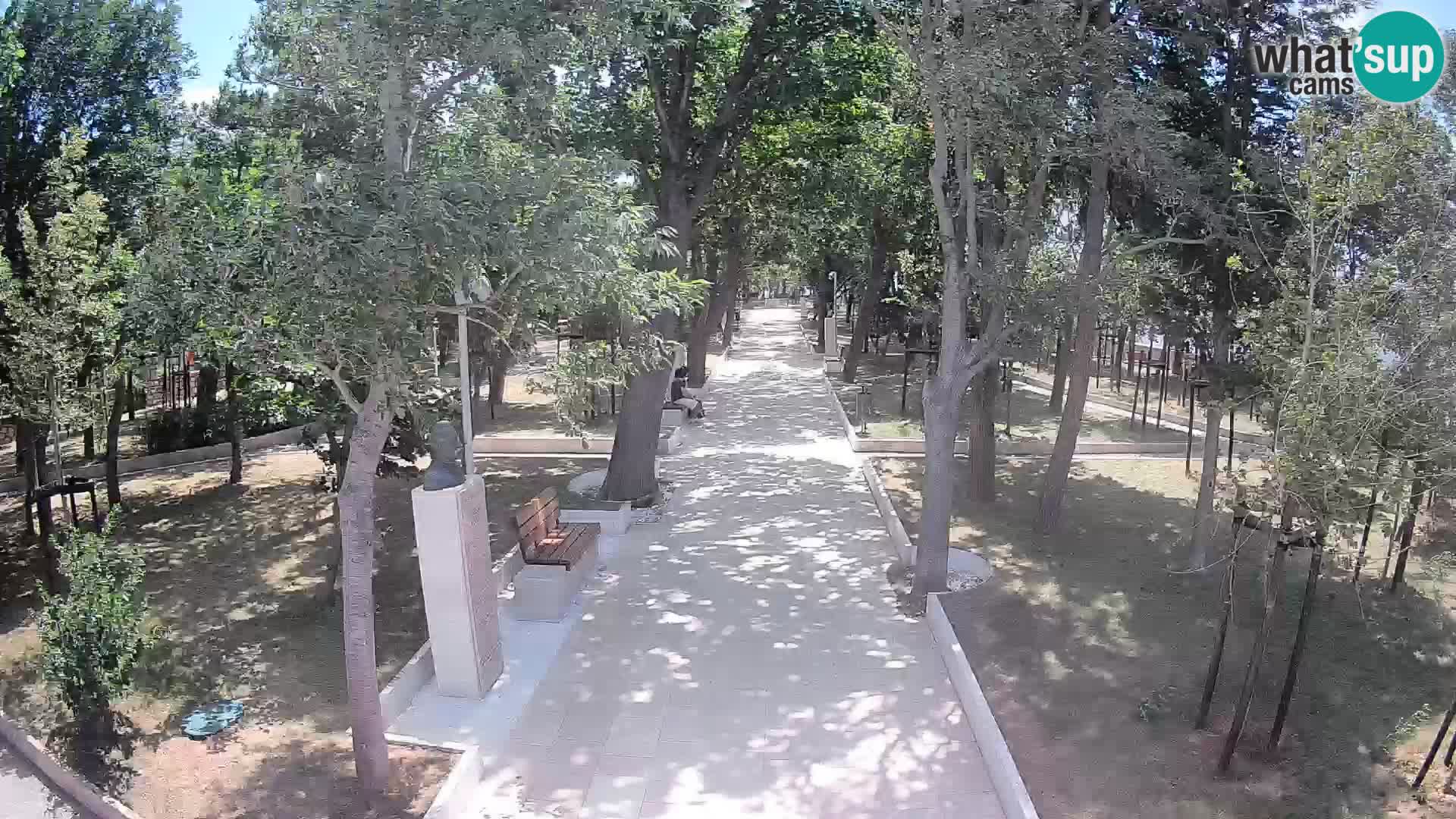 Writers’ Park Webcam Senj – Live by the Sea