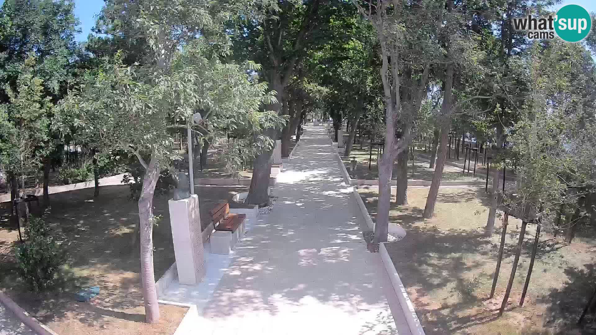 Writers’ Park Webcam Senj – Live by the Sea