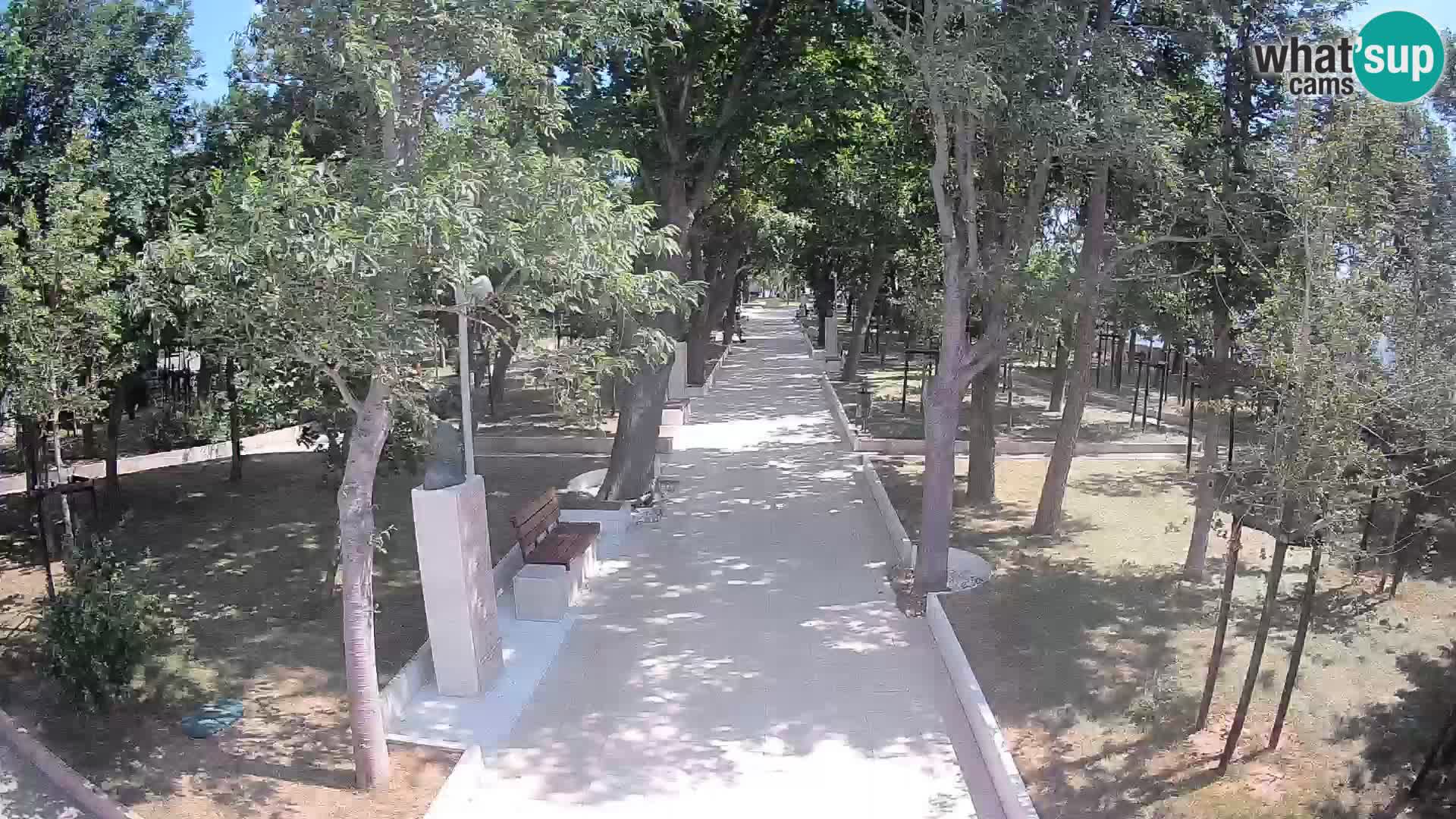 Writers’ Park Webcam Senj – Live by the Sea