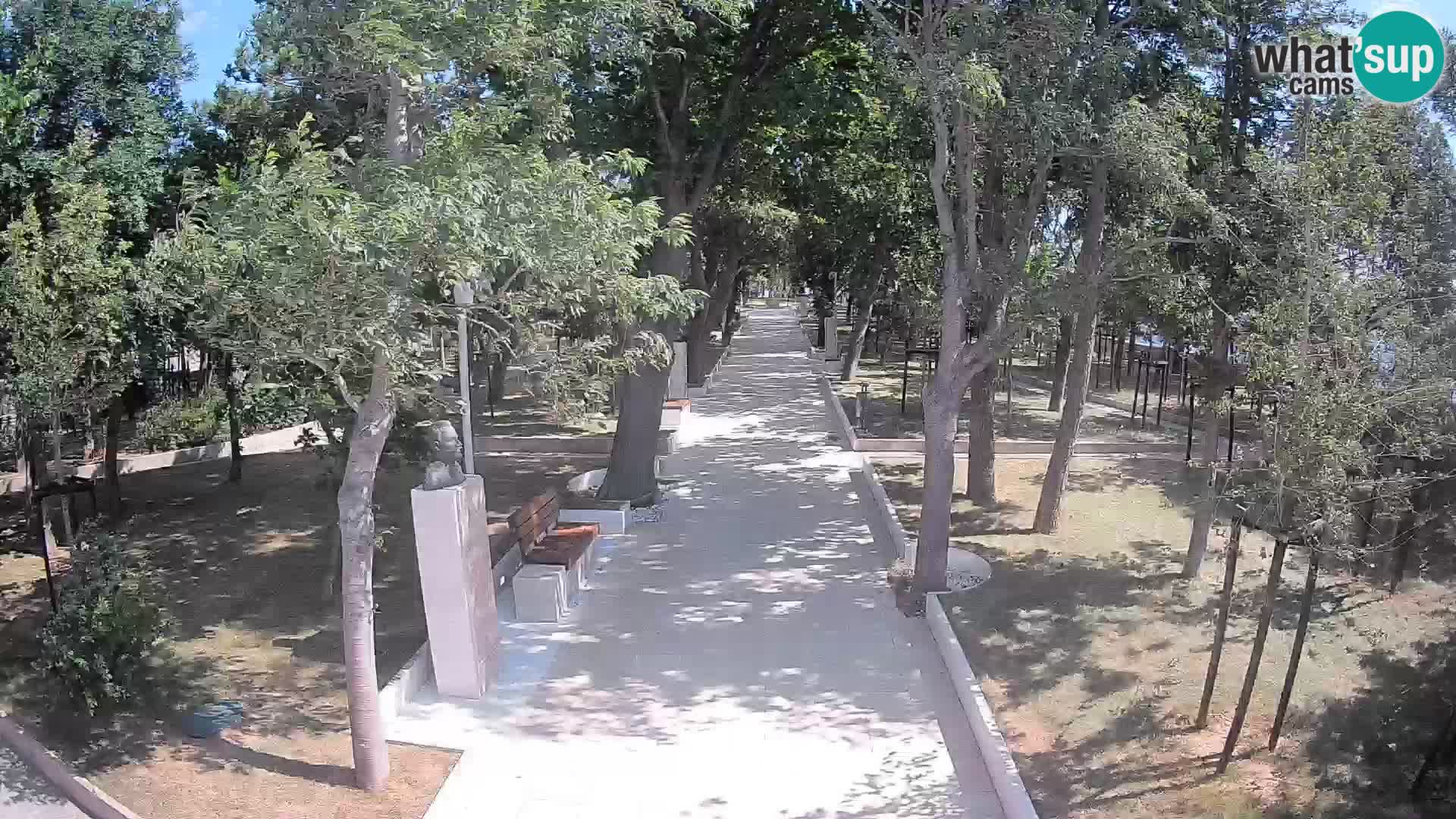 Writers’ Park Webcam Senj – Live by the Sea