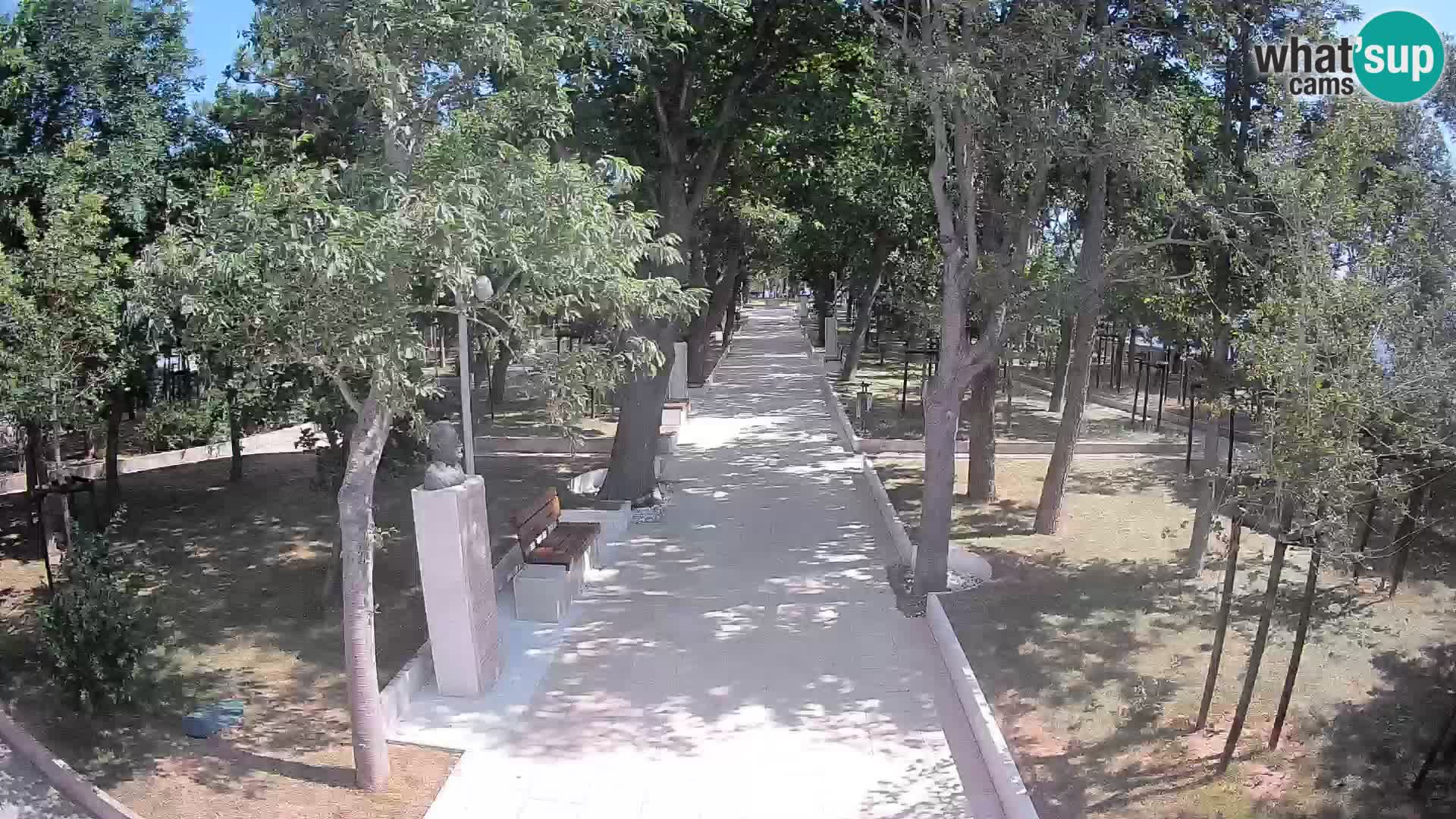 Writers’ Park Webcam Senj – Live by the Sea