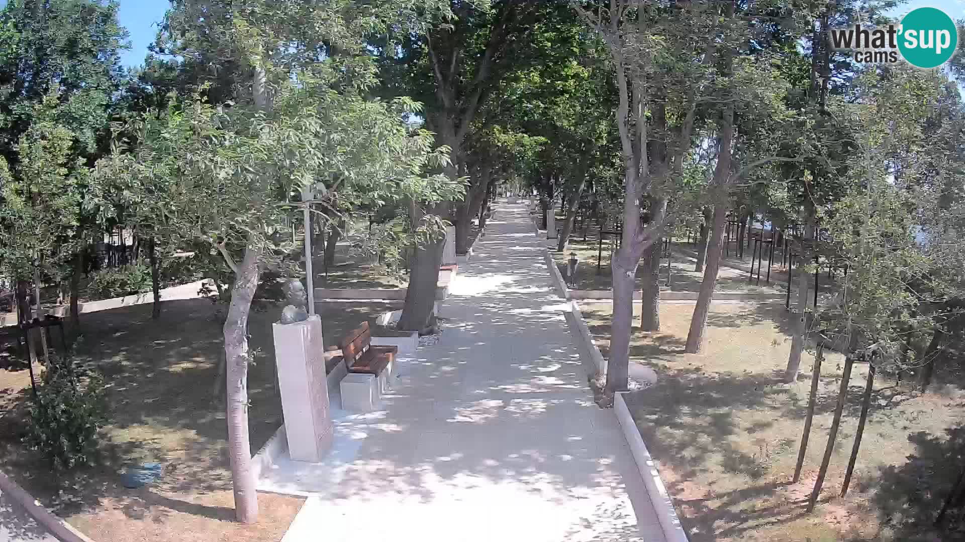 Webcam Schriftstellerpark Senj – Live am Meer