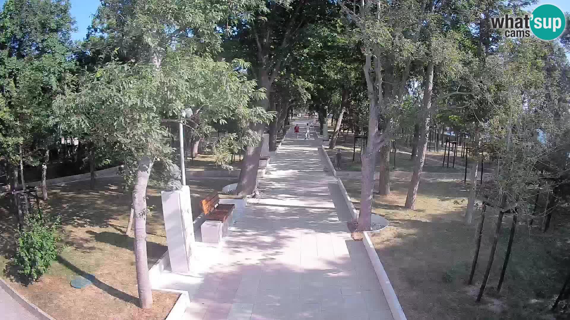 Webcam Schriftstellerpark Senj – Live am Meer