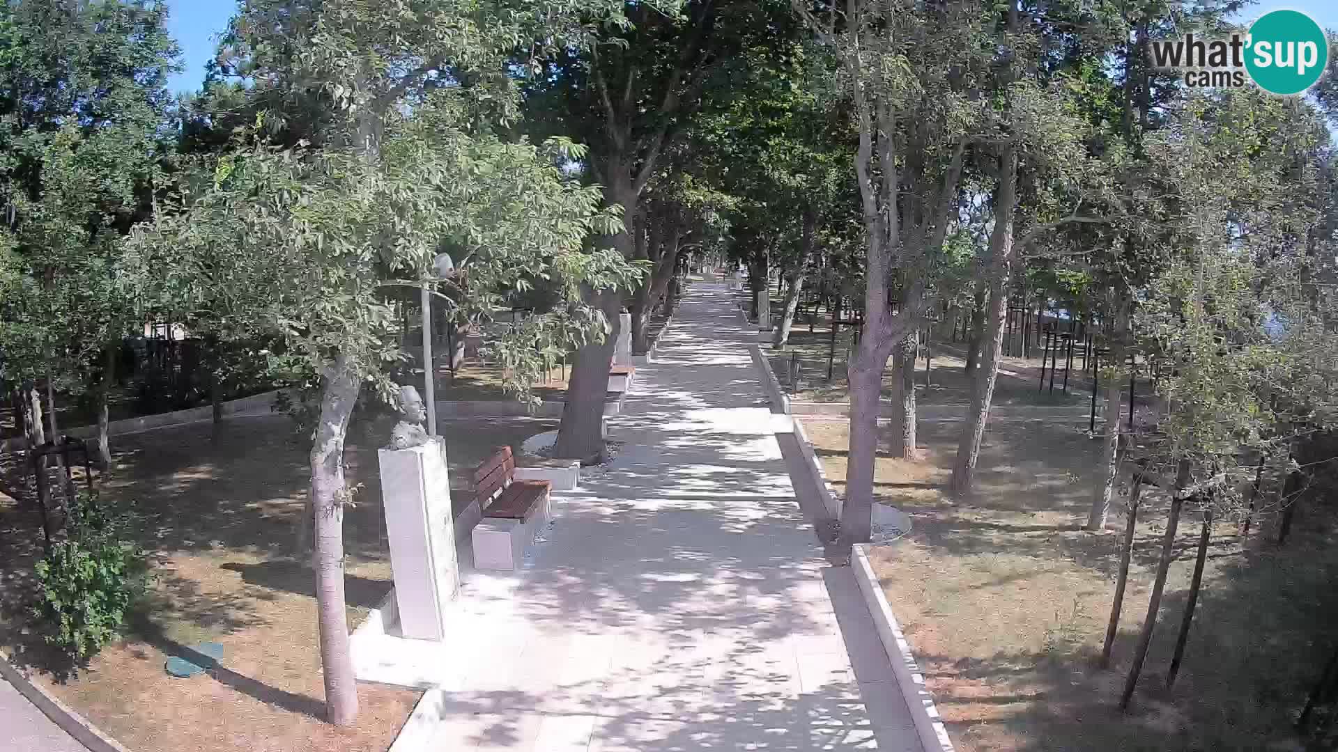 Writers’ Park Webcam Senj – Live by the Sea