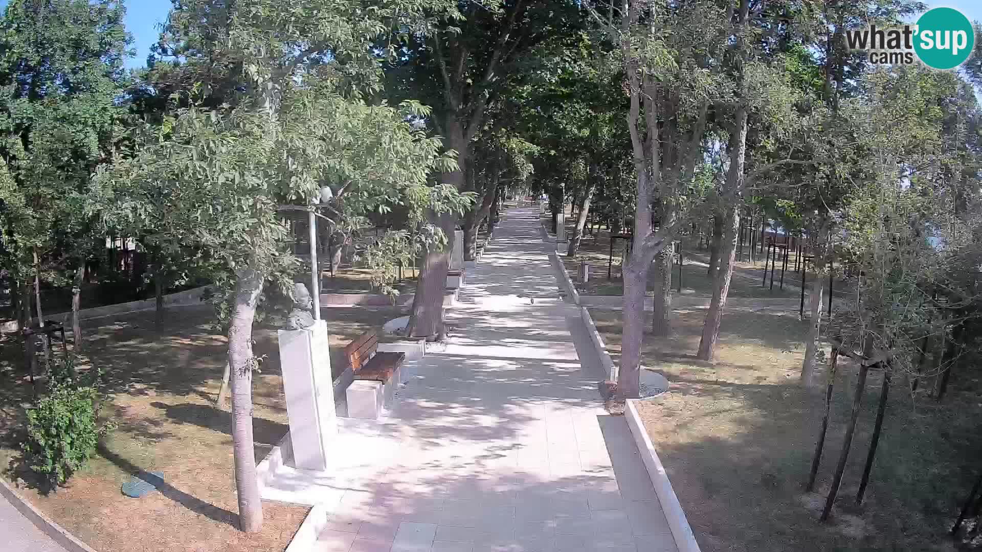Writers’ Park Webcam Senj – Live by the Sea