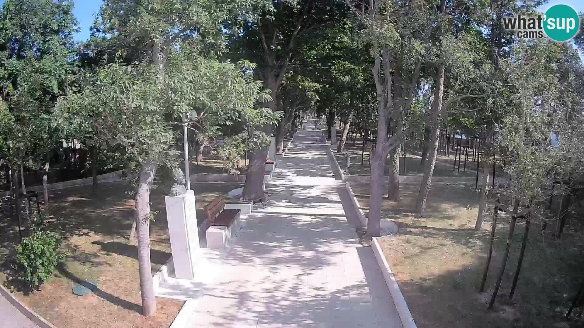 Writers’ Park Webcam Senj – Live by the Sea