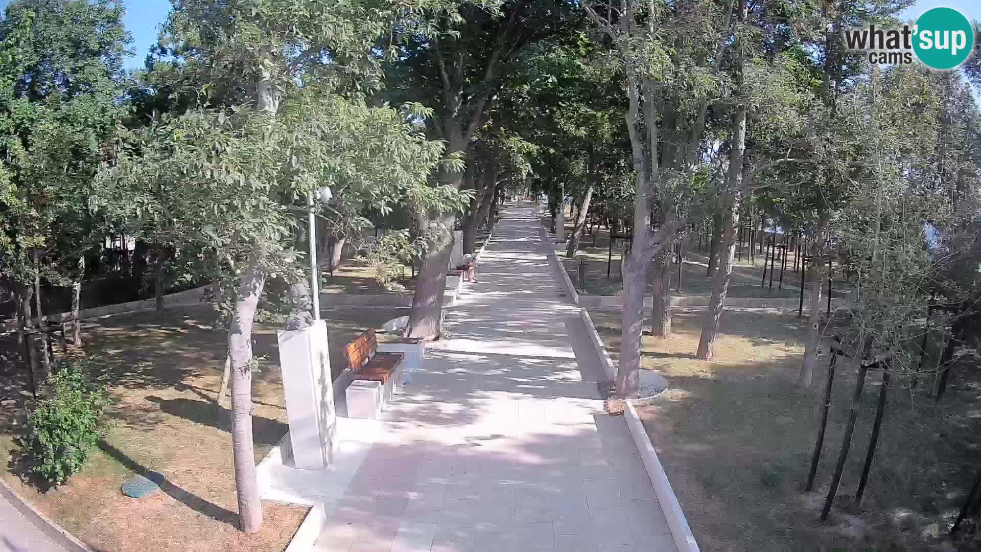 Webcam Schriftstellerpark Senj – Live am Meer