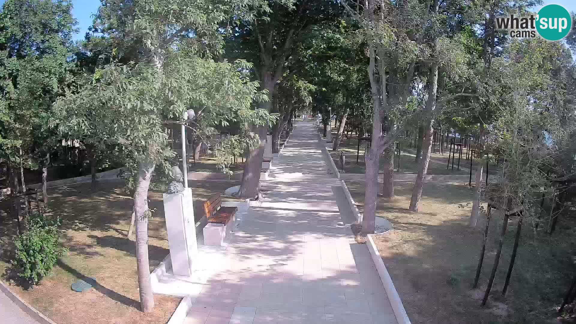 Writers’ Park Webcam Senj – Live by the Sea