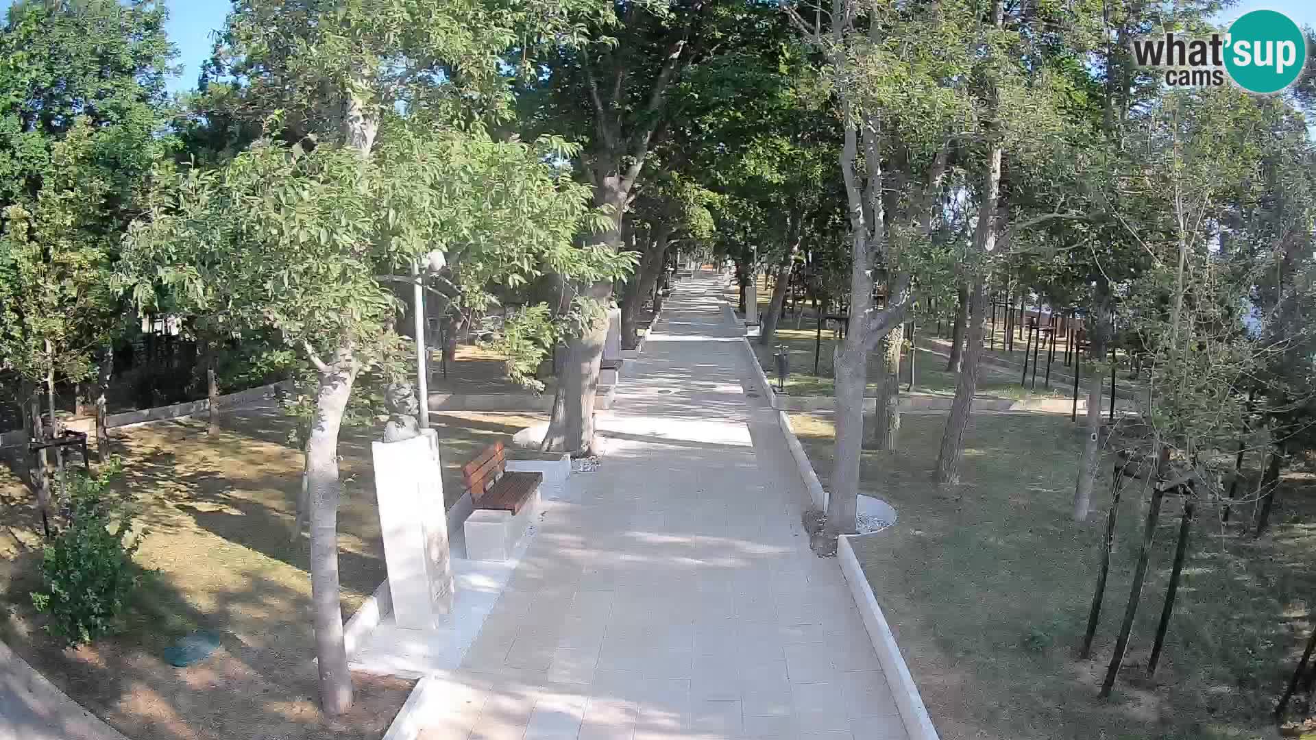 Writers’ Park Webcam Senj – Live by the Sea