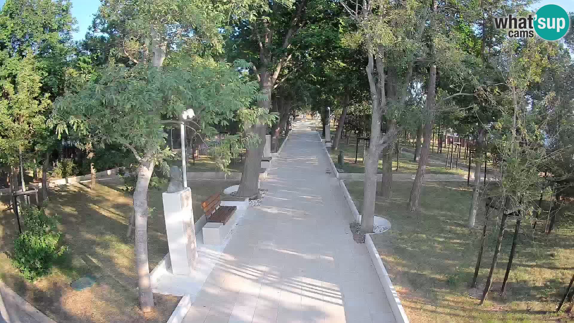 Writers’ Park Webcam Senj – Live by the Sea