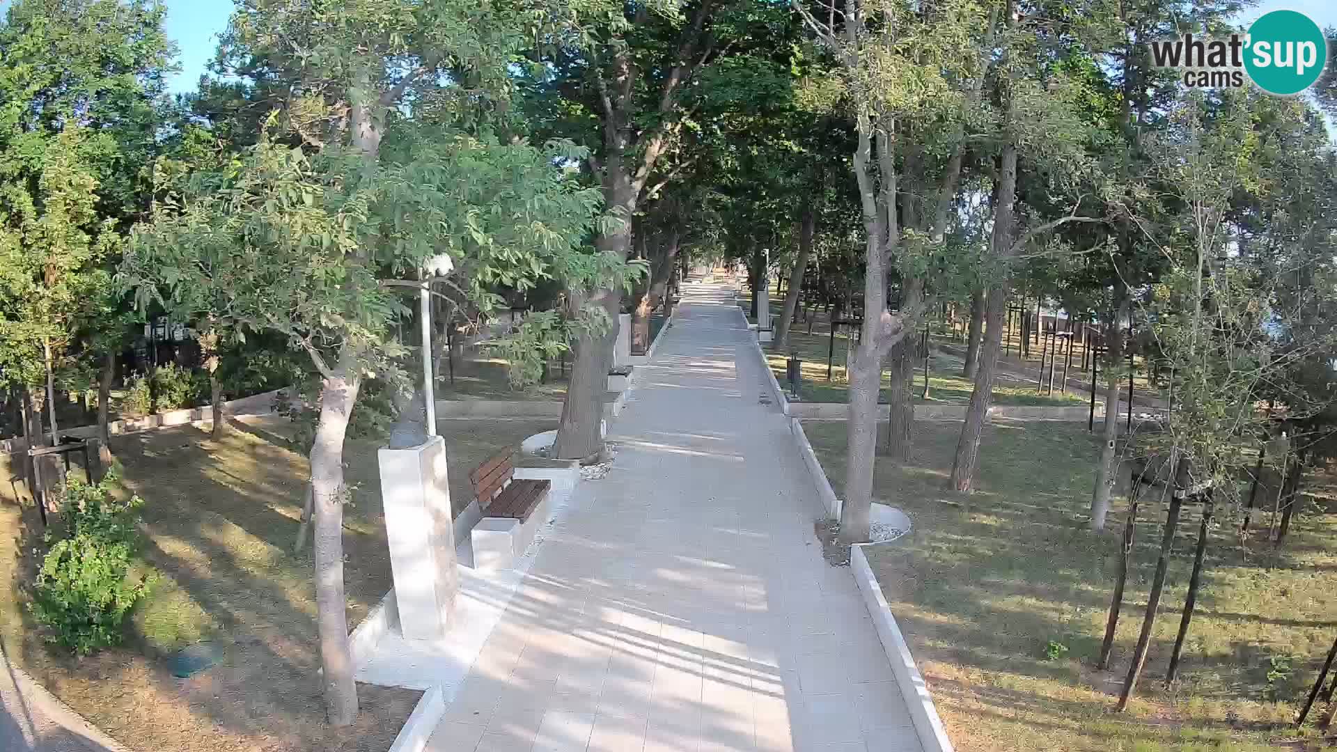 Writers’ Park Webcam Senj – Live by the Sea