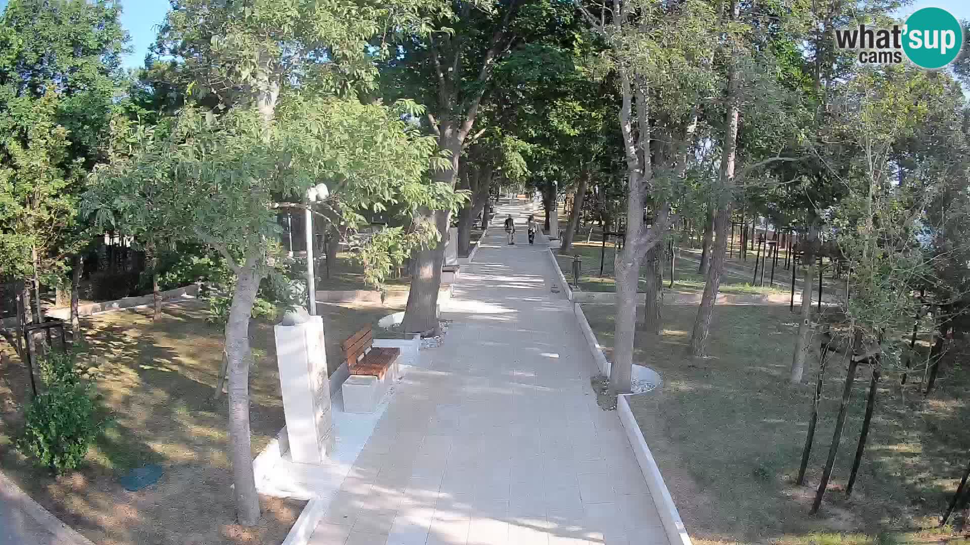 Writers’ Park Webcam Senj – Live by the Sea