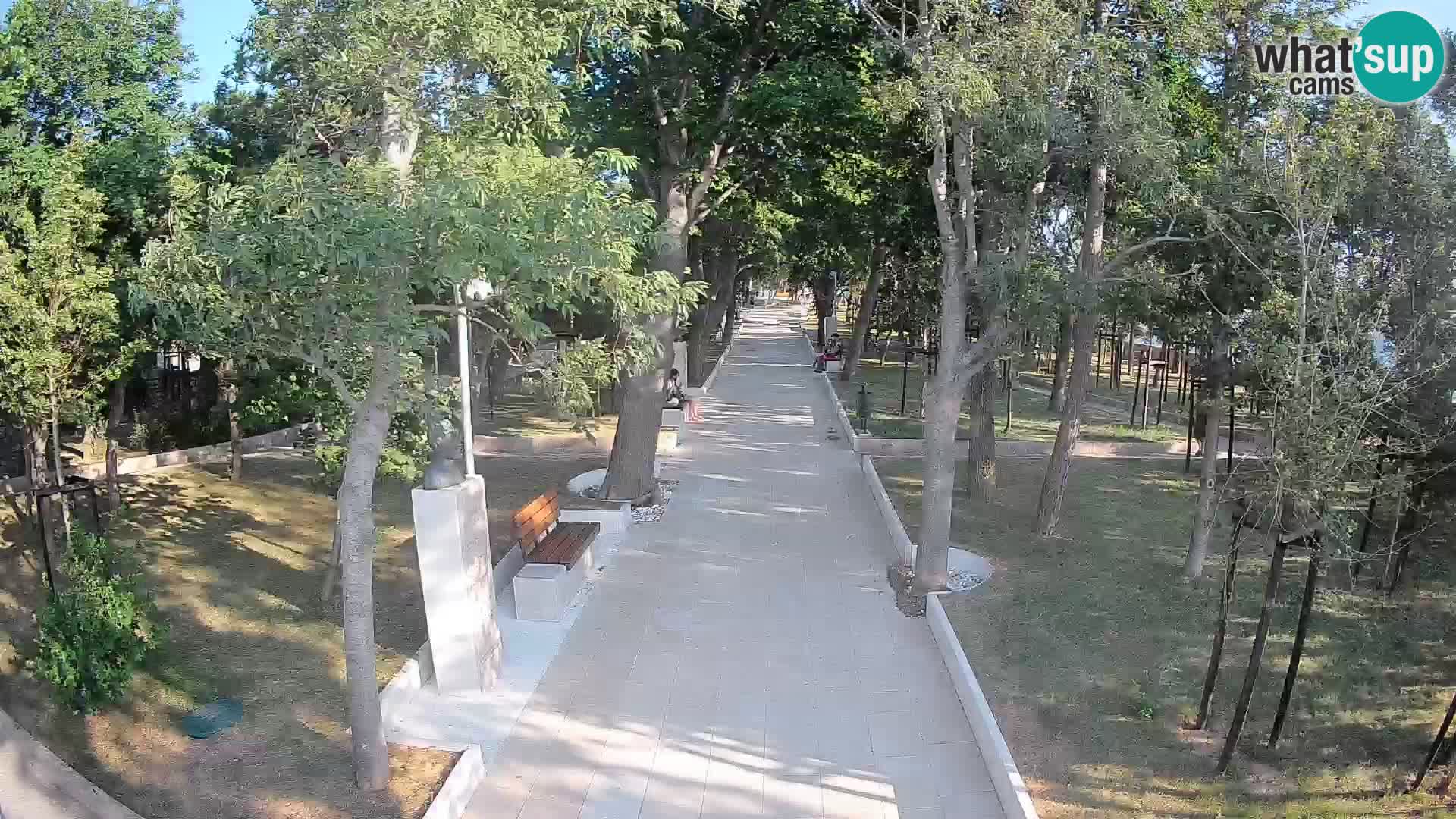 Writers’ Park Webcam Senj – Live by the Sea