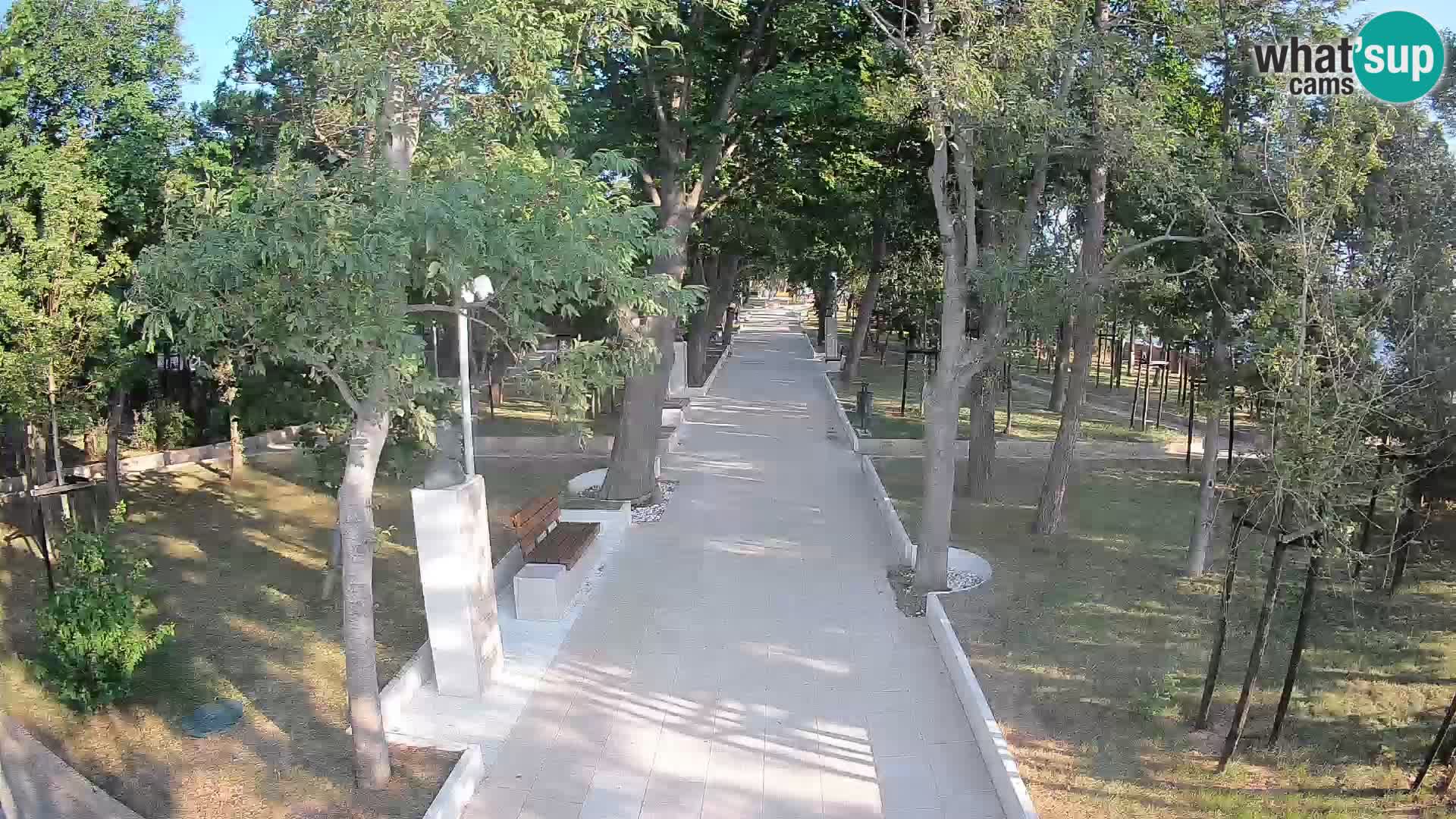 Writers’ Park Webcam Senj – Live by the Sea