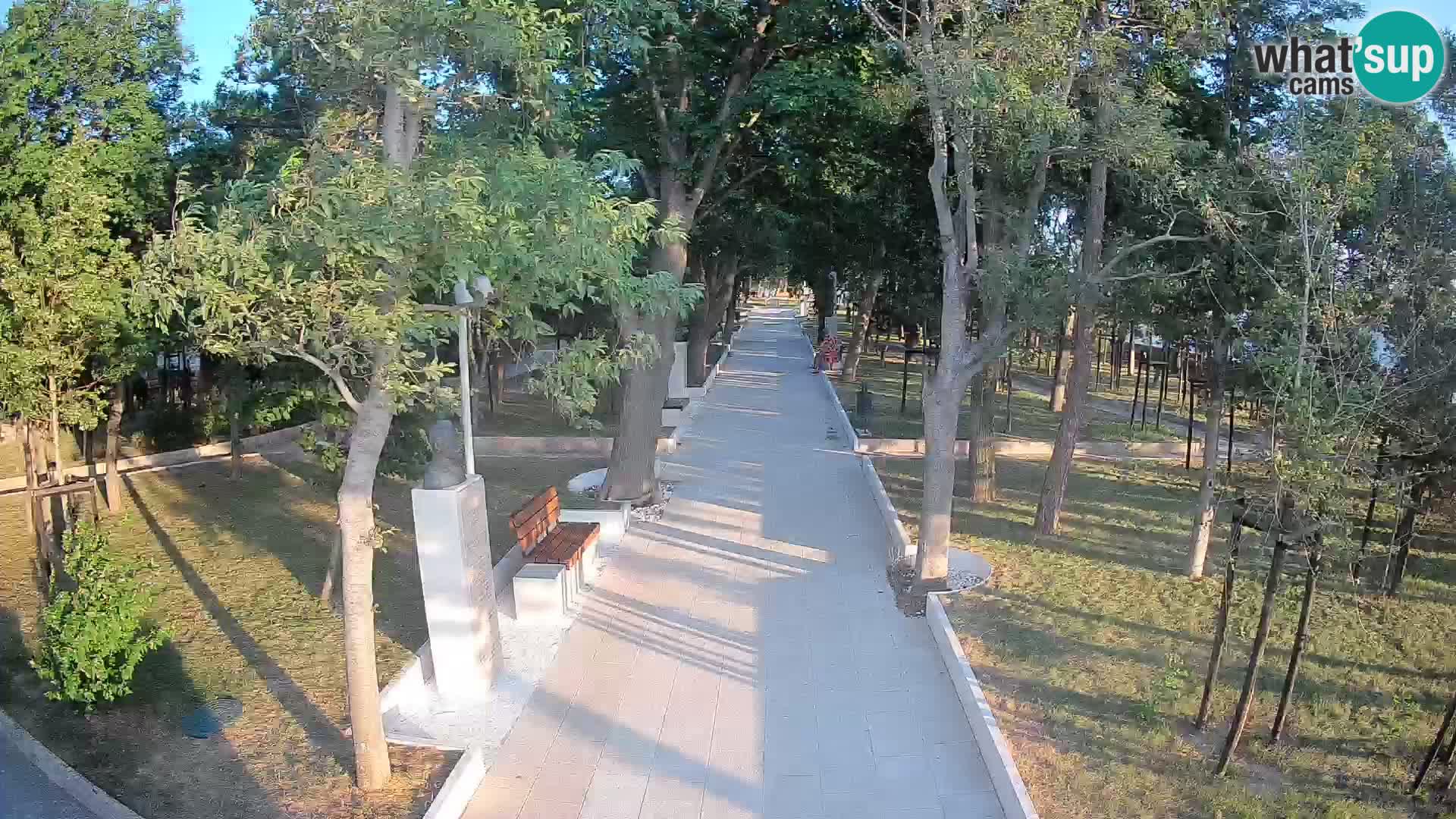 Writers’ Park Webcam Senj – Live by the Sea