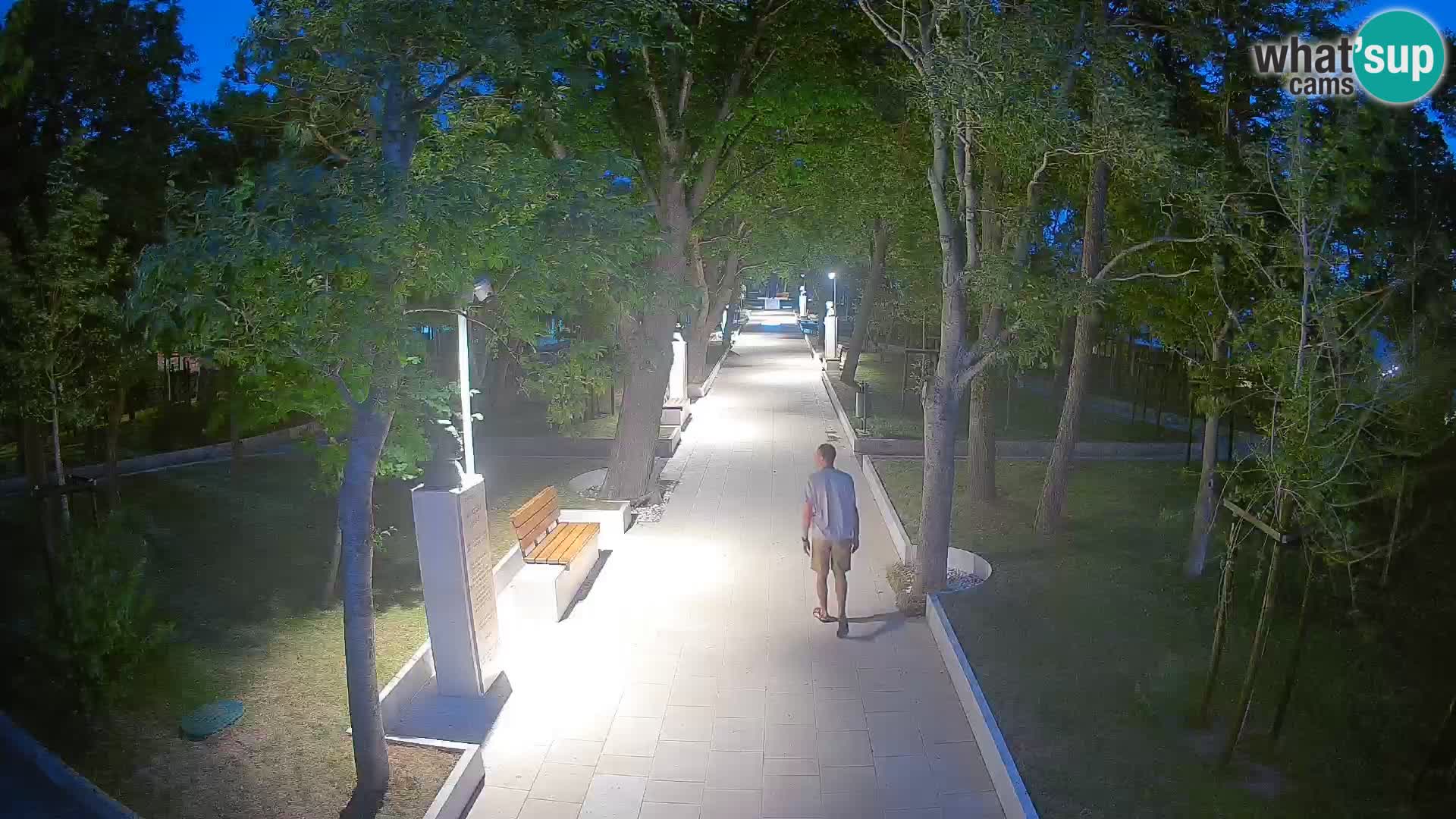 Writers’ Park Webcam Senj – Live by the Sea