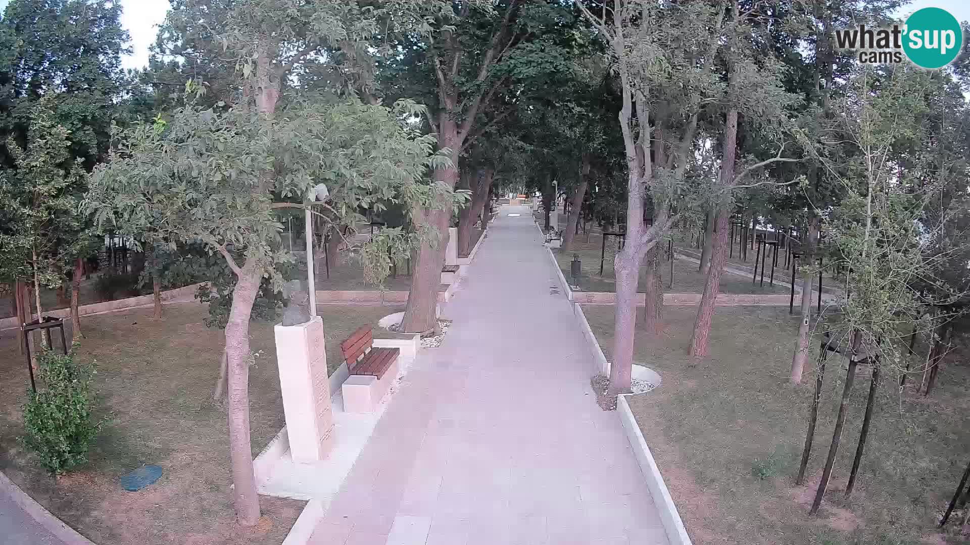 Webcam Schriftstellerpark Senj – Live am Meer