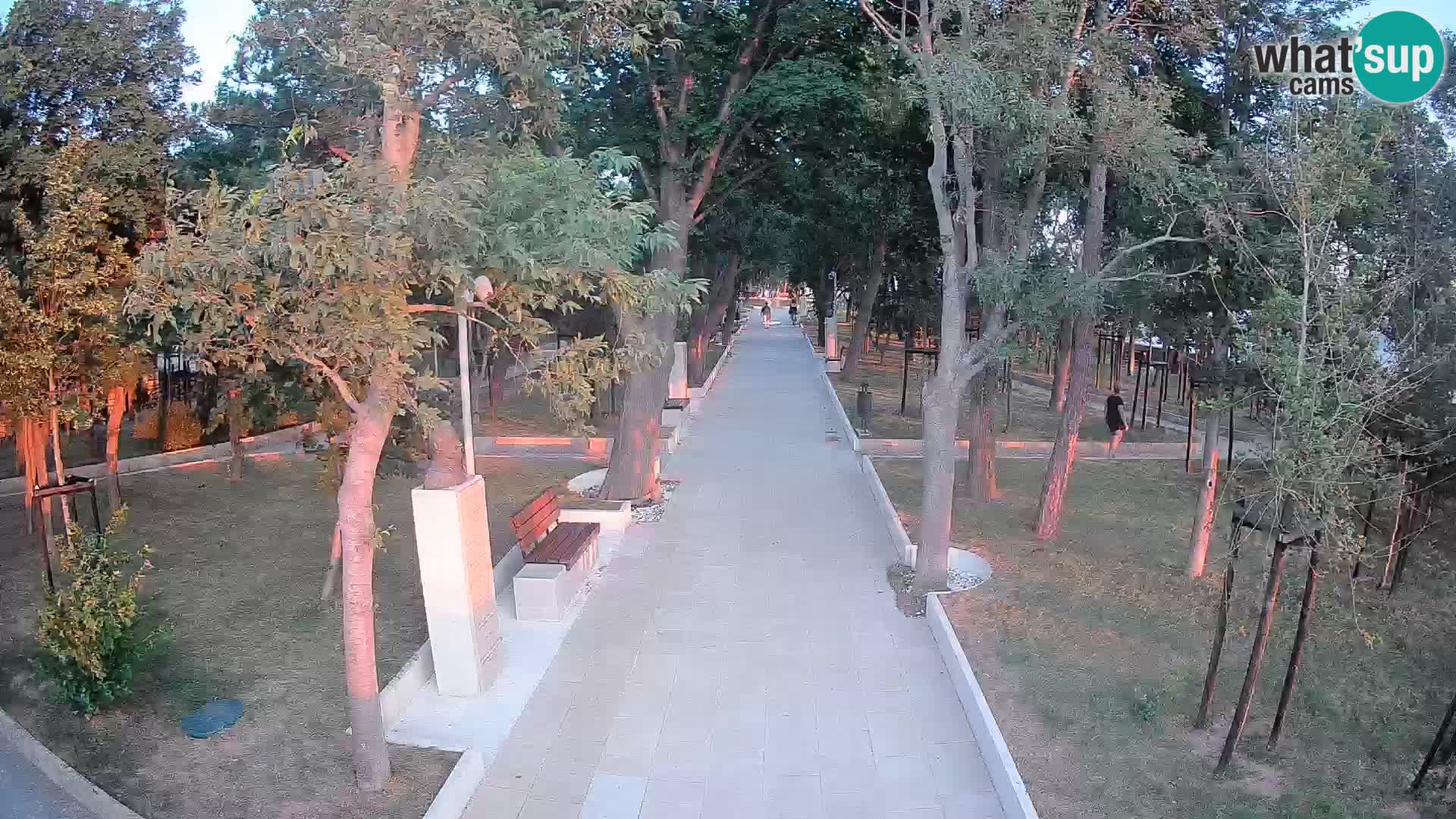 Writers’ Park Webcam Senj – Live by the Sea