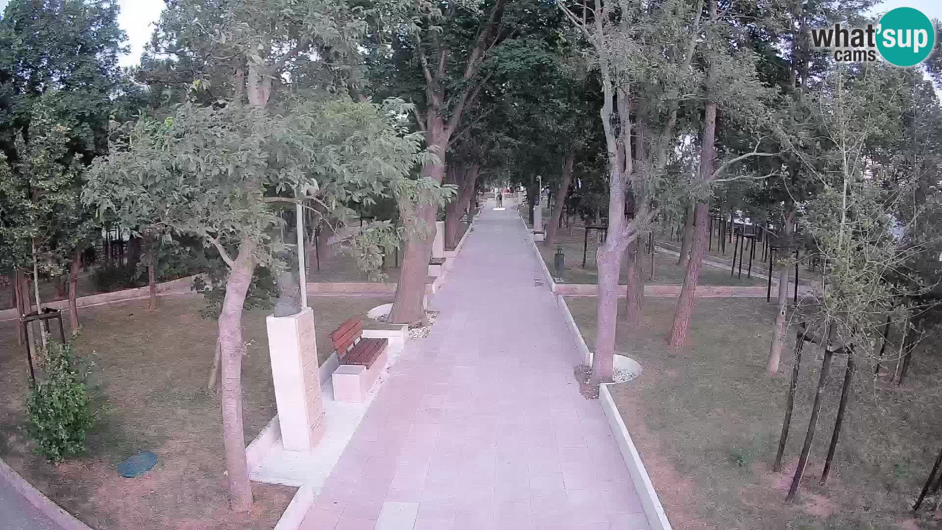Writers’ Park Webcam Senj – Live by the Sea