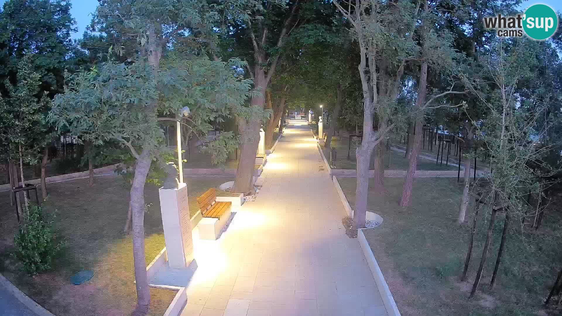 Writers’ Park Webcam Senj – Live by the Sea