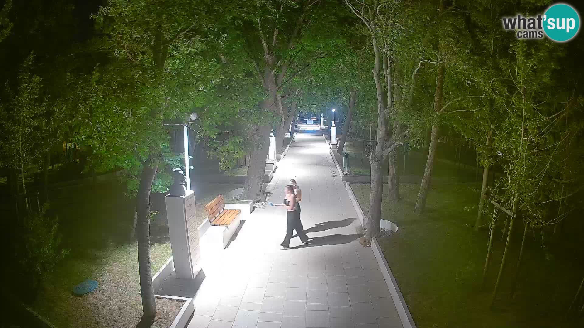 Webcam Schriftstellerpark Senj – Live am Meer