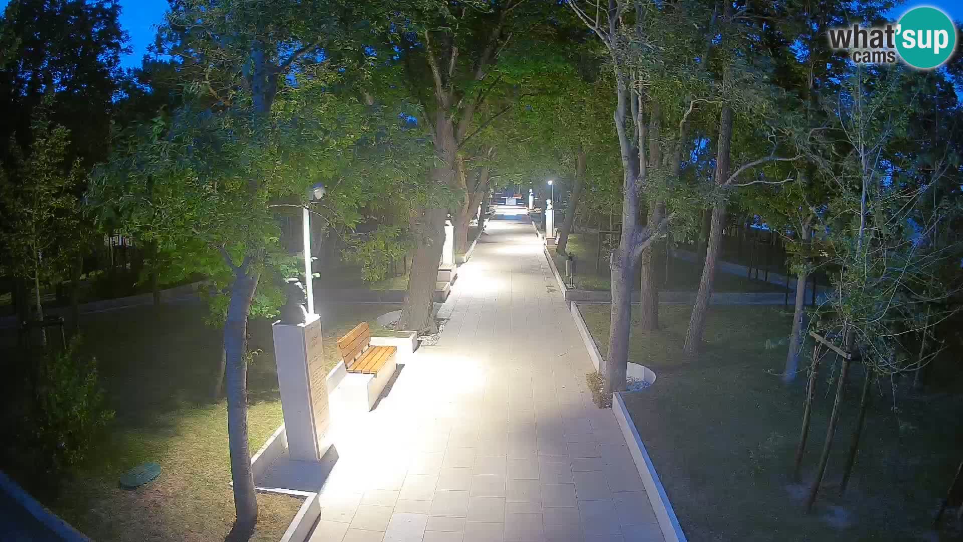 Writers’ Park Webcam Senj – Live by the Sea