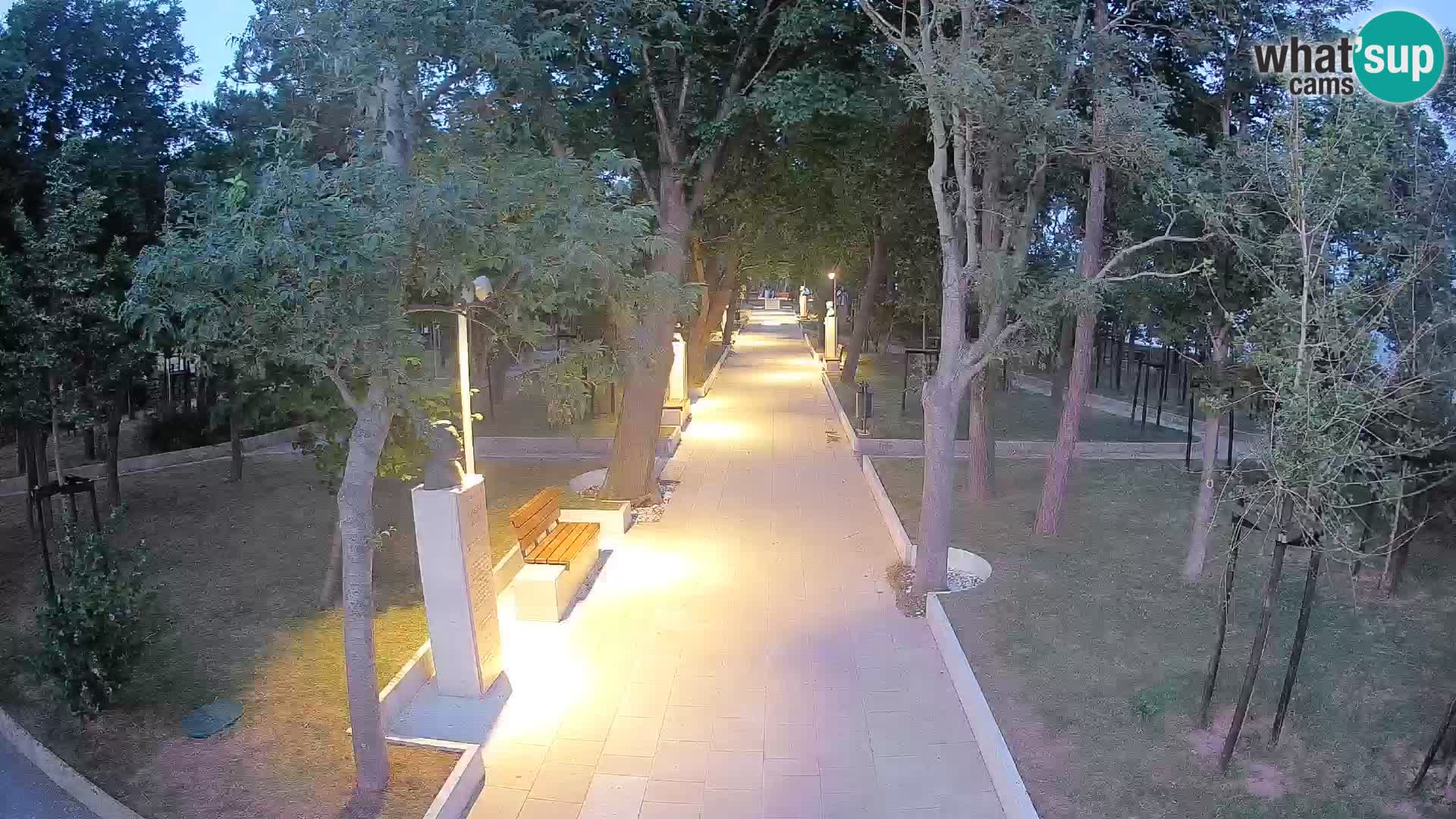 Writers’ Park Webcam Senj – Live by the Sea