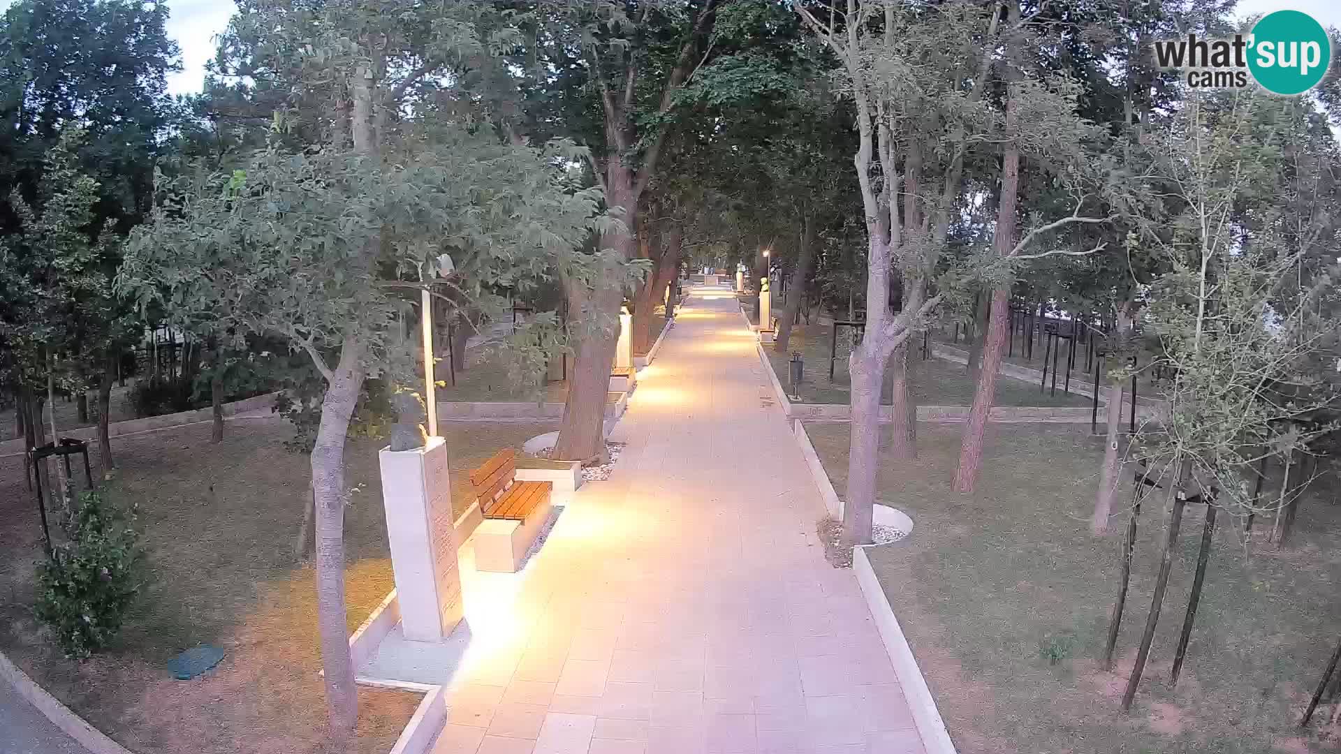 Writers’ Park Webcam Senj – Live by the Sea
