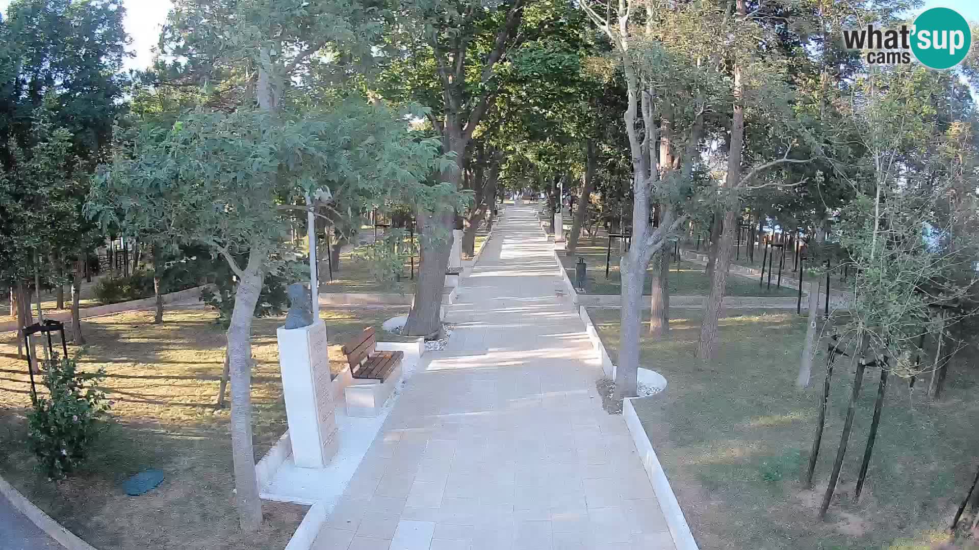 Writers’ Park Webcam Senj – Live by the Sea