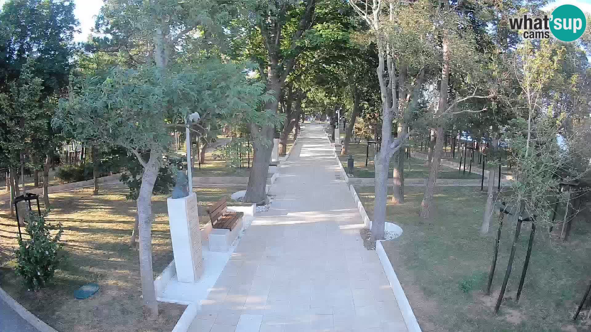 Writers’ Park Webcam Senj – Live by the Sea
