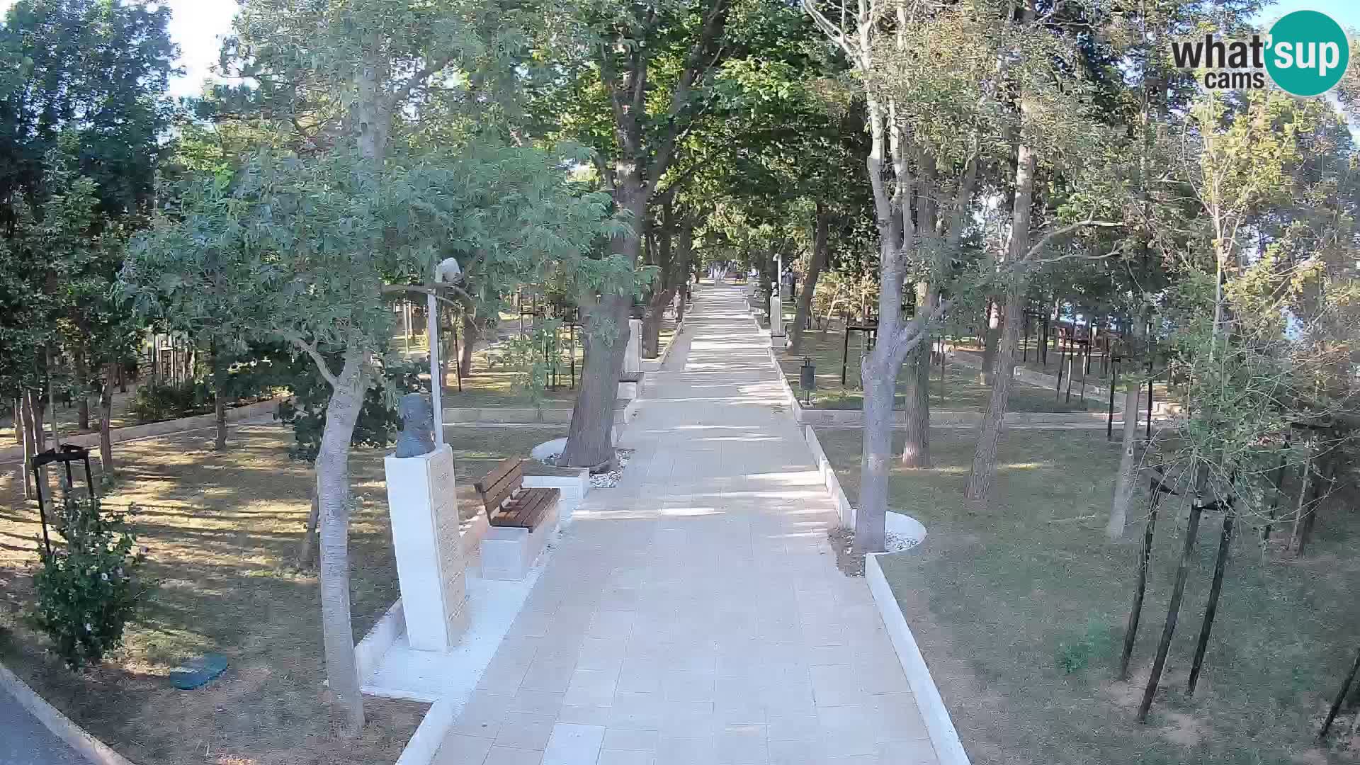 Writers’ Park Webcam Senj – Live by the Sea