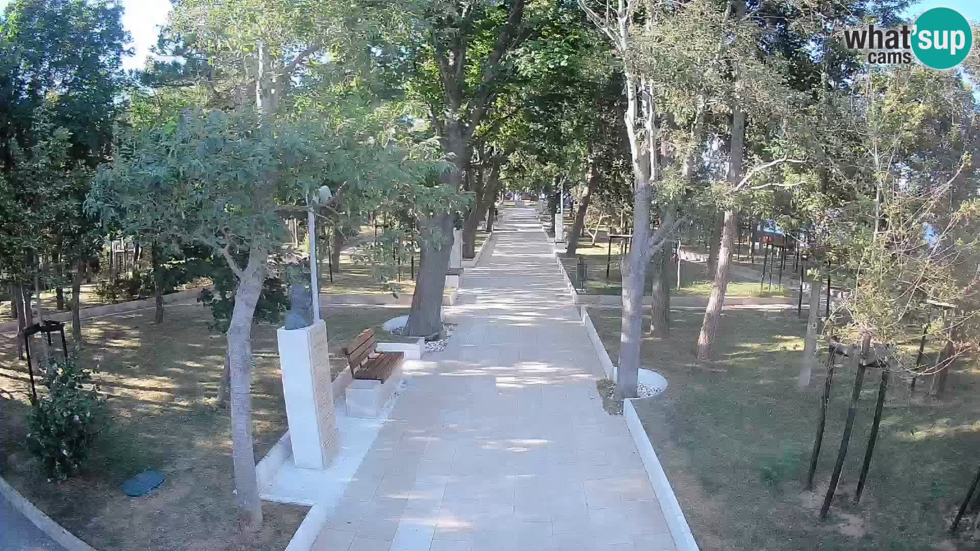 Writers’ Park Webcam Senj – Live by the Sea