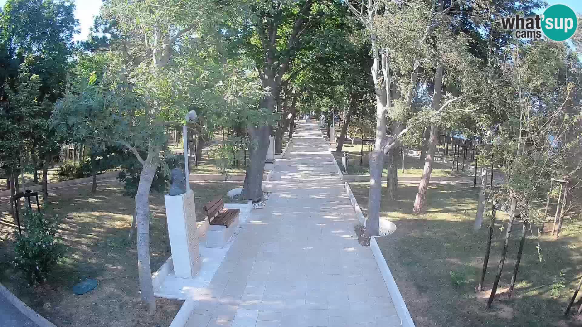 Writers’ Park Webcam Senj – Live by the Sea