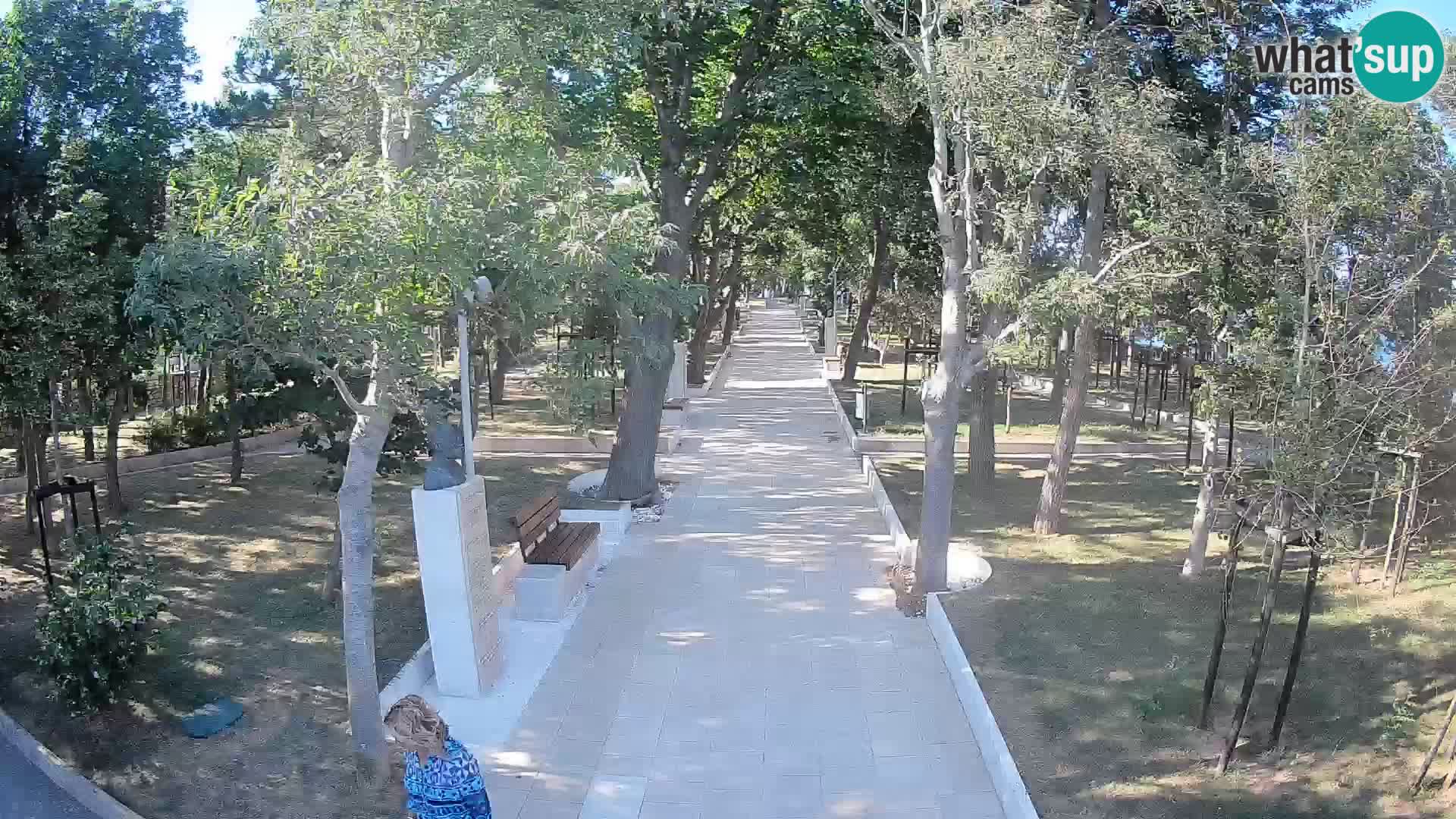 Webcam Schriftstellerpark Senj – Live am Meer