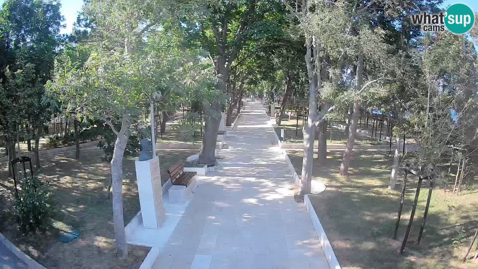 Writers’ Park Webcam Senj – Live by the Sea