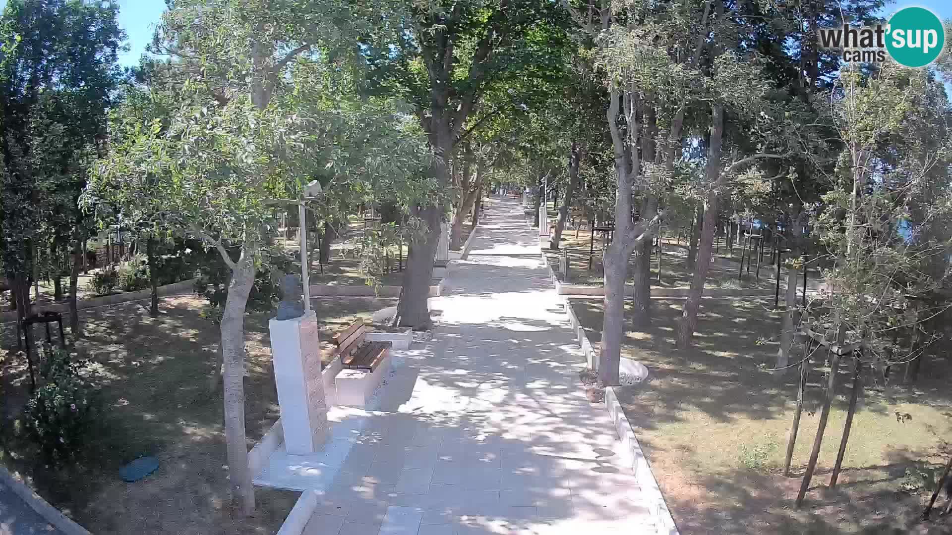 Writers’ Park Webcam Senj – Live by the Sea