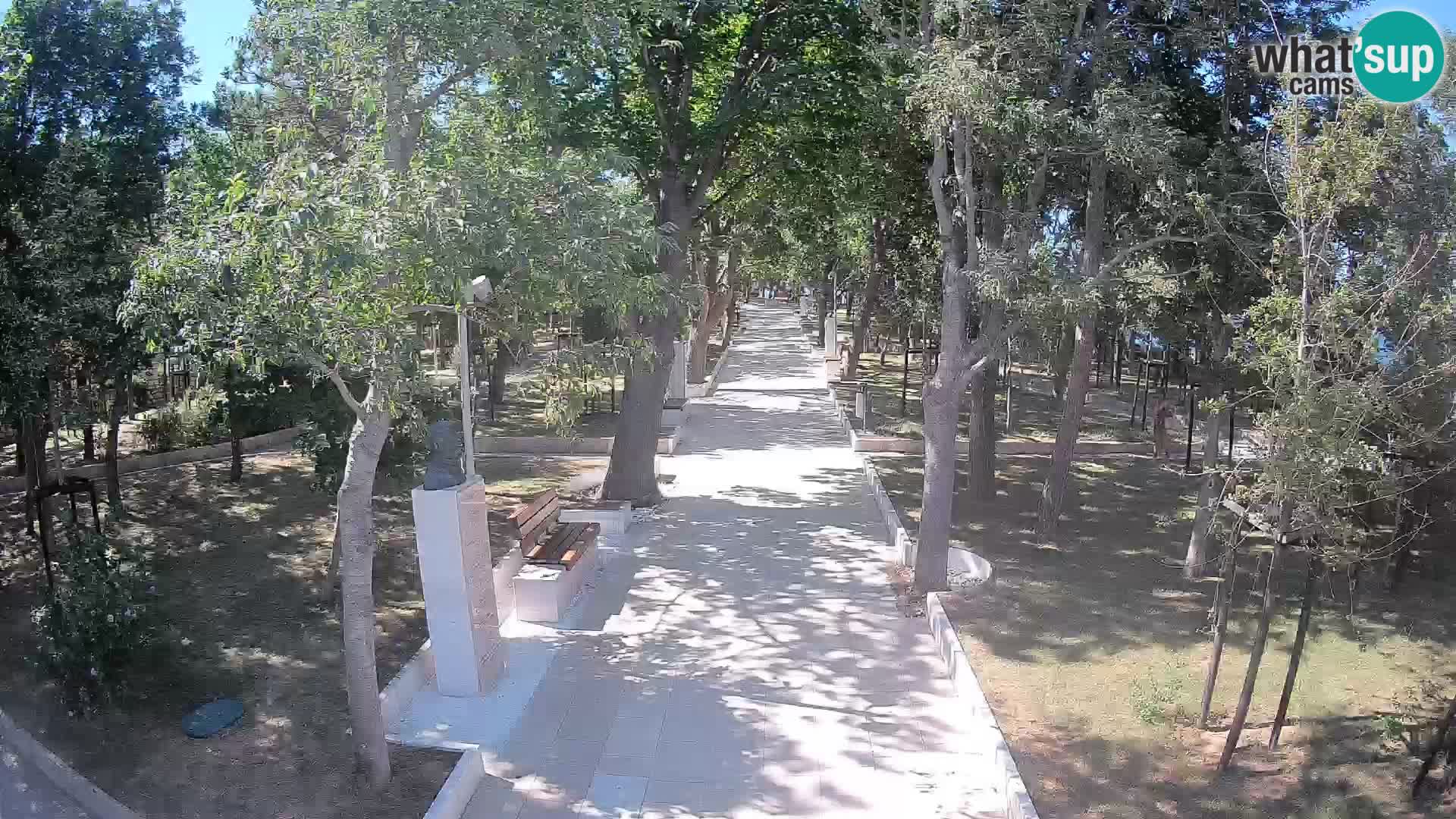 Webcam Schriftstellerpark Senj – Live am Meer