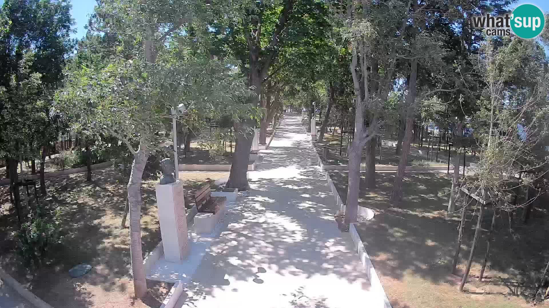 Writers’ Park Webcam Senj – Live by the Sea
